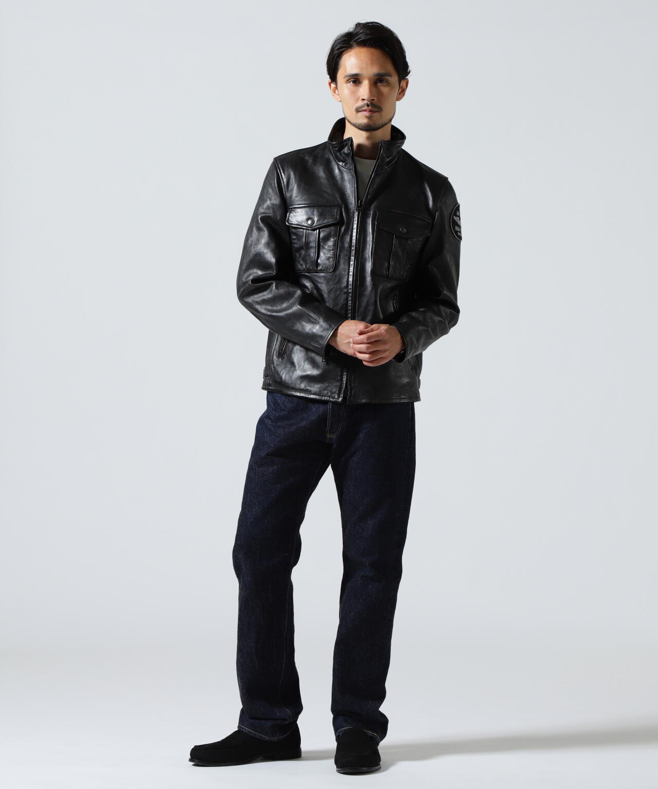 SHEEP SKIN STAND RIDERS JACKET