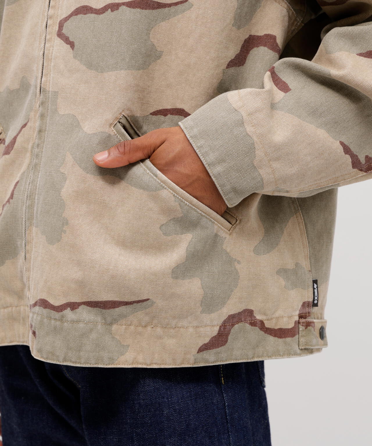 CAMO DUCK JACKET