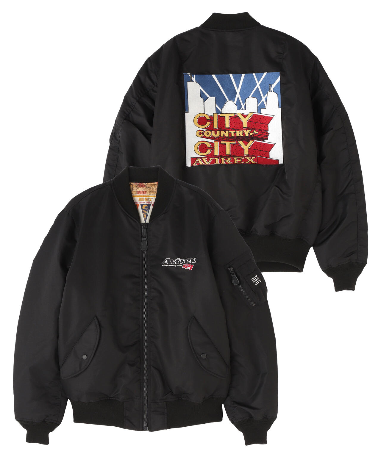 《AVIREX × CITY COUNTRY CITY》SIGNATURE MA-1