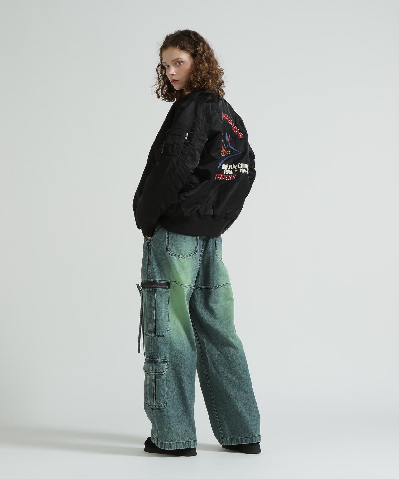 《WOMAN/直営店限定》WASHED MA-1 FLYING TIGERS