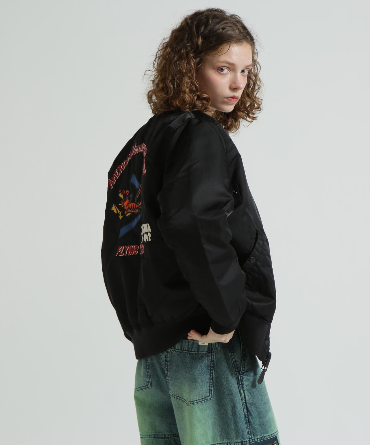 《WOMAN/直営店限定》WASHED MA-1 FLYING TIGERS