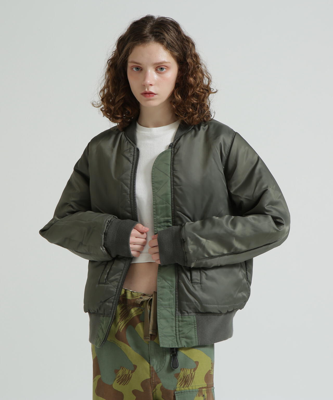 《WOMAN/直営店限定》WASHED MA-1 FLYING TIGERS