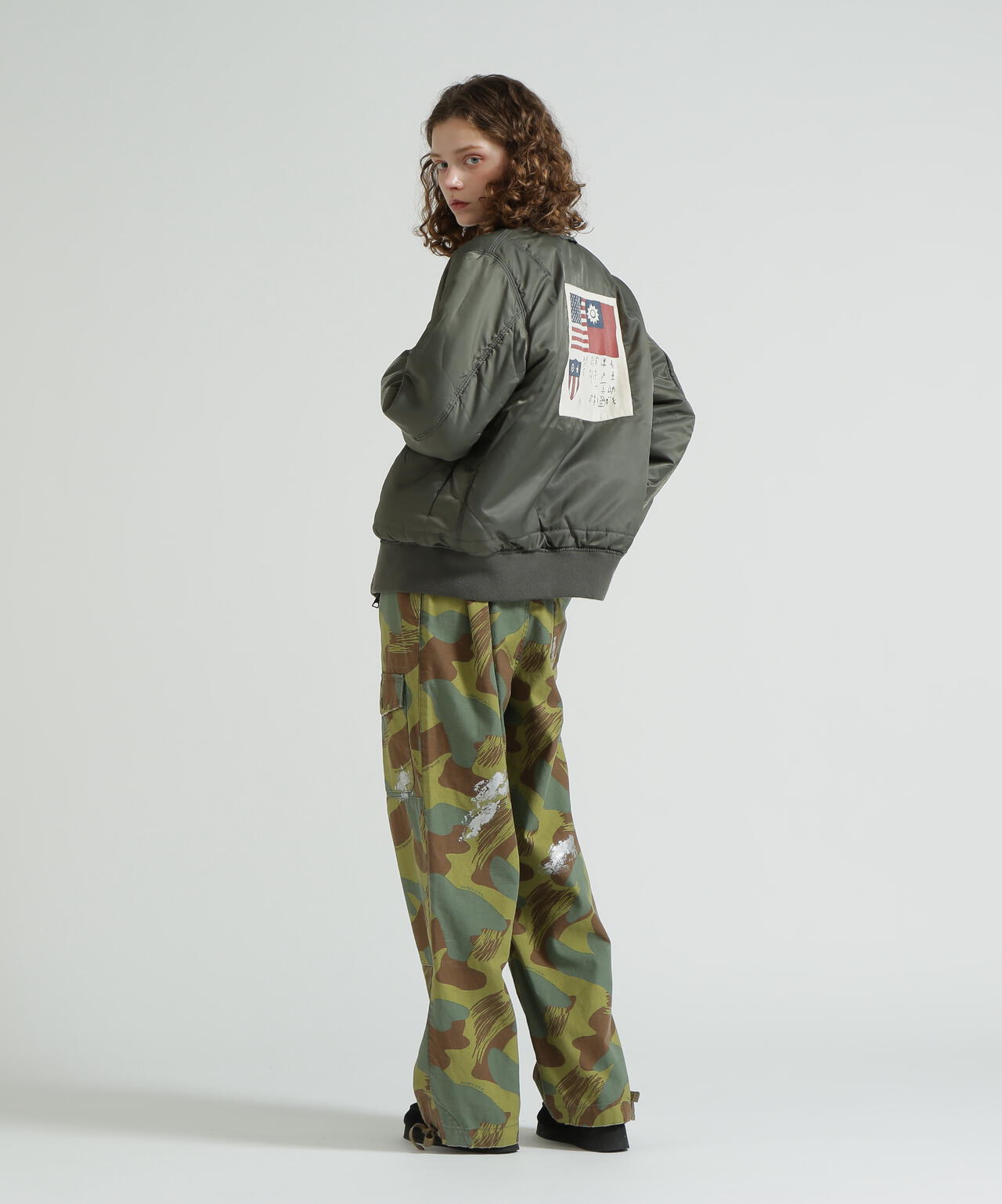 《WOMAN/直営店限定》WASHED MA-1 FLYING TIGERS