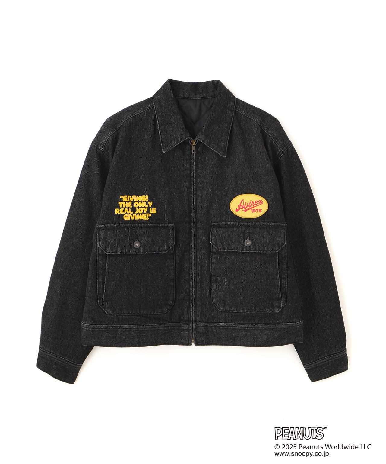 《AVIREX × PEANUTS》DENIM WORK JACKET / デニムワークジャケット / ピーナッツ / アヴィレックス