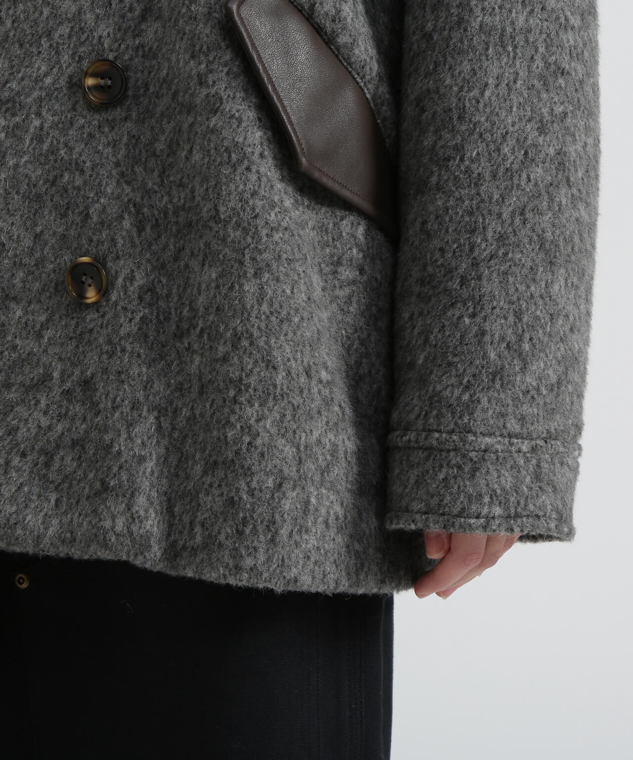 《直営店限定》SHAGGY PEA COAT/シャギーピーコート