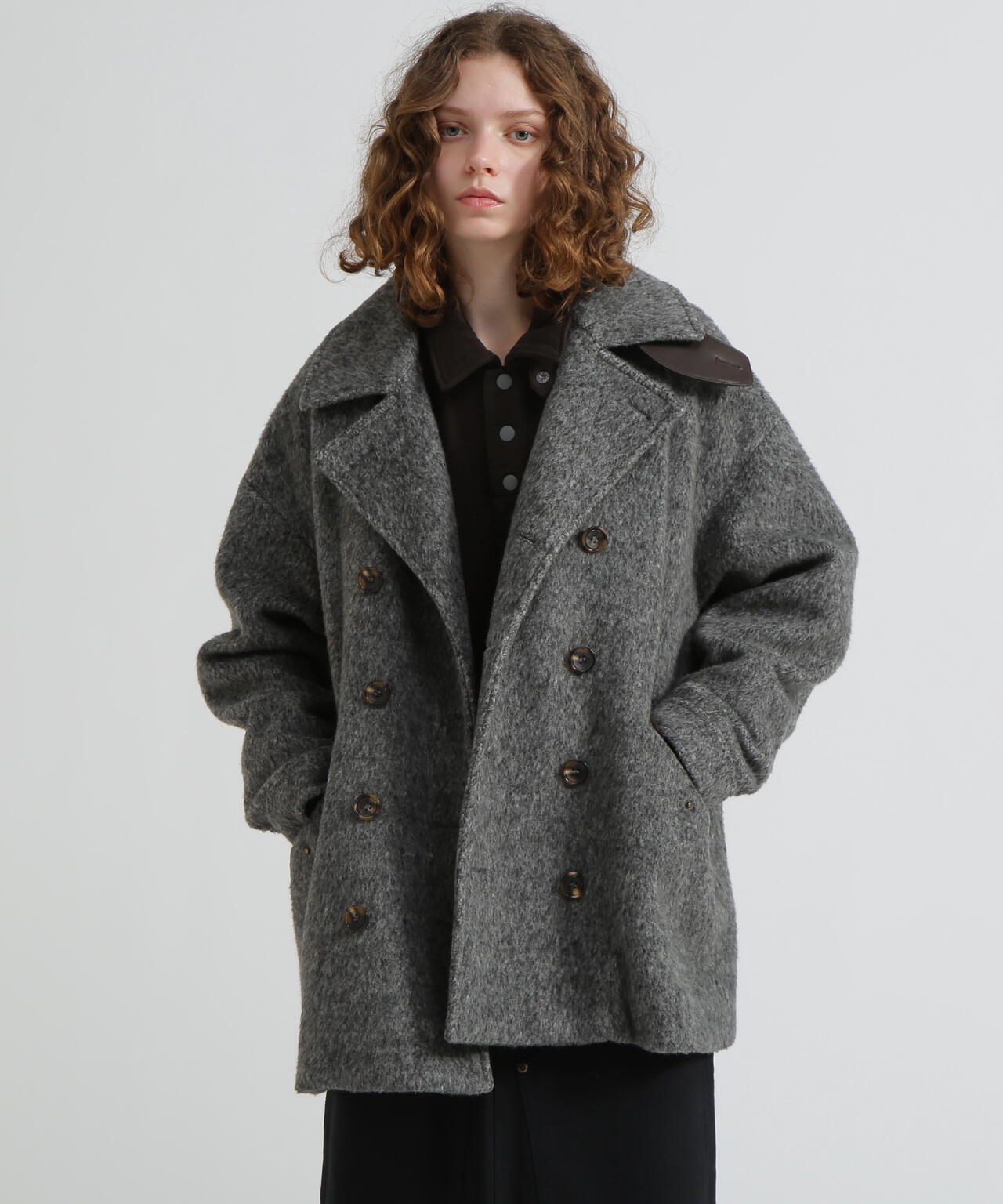 《直営店限定》SHAGGY PEA COAT/シャギーピーコート