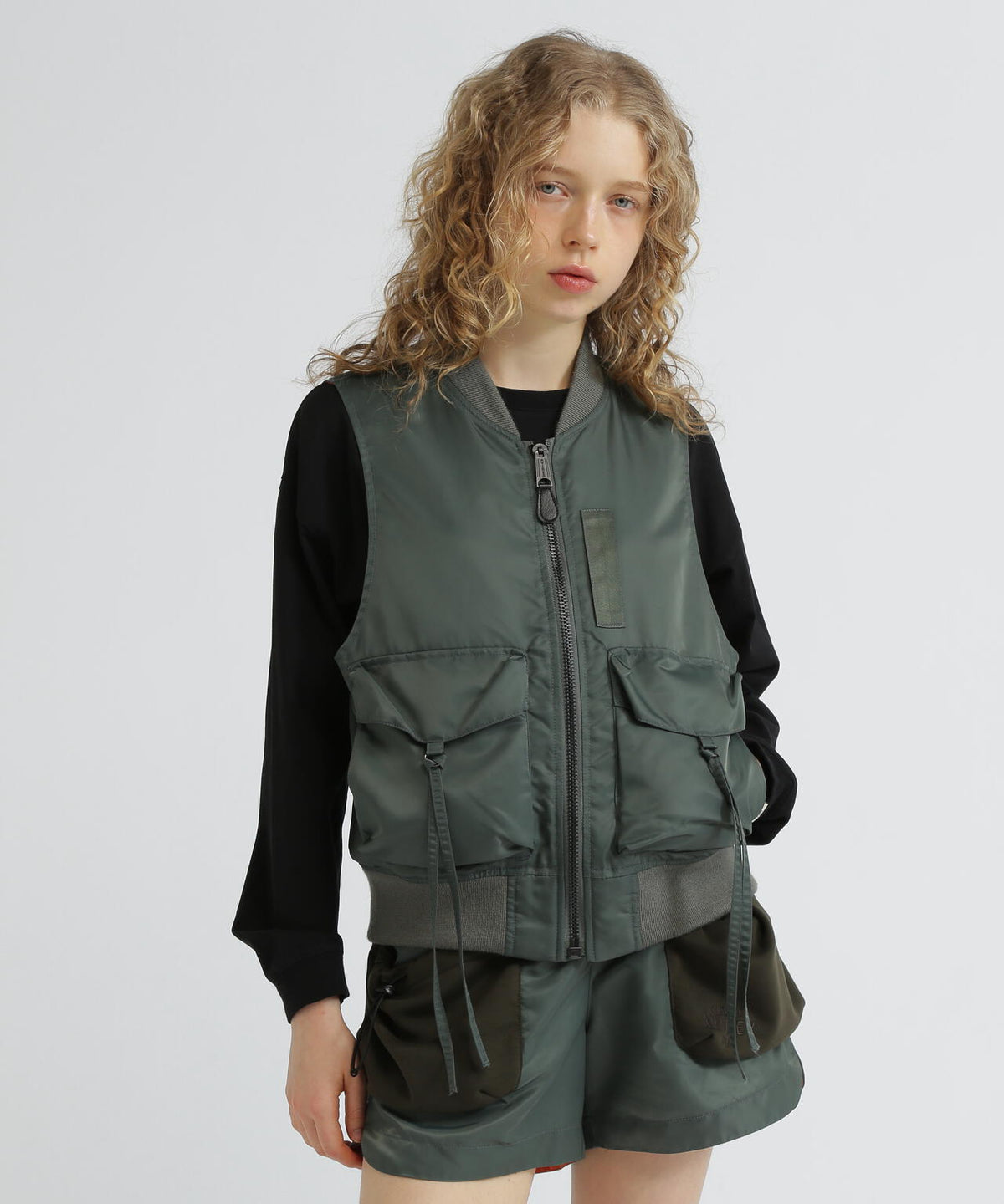 SLEEVELESS MA-1 VEST/スリーブレスMA-1ベスト