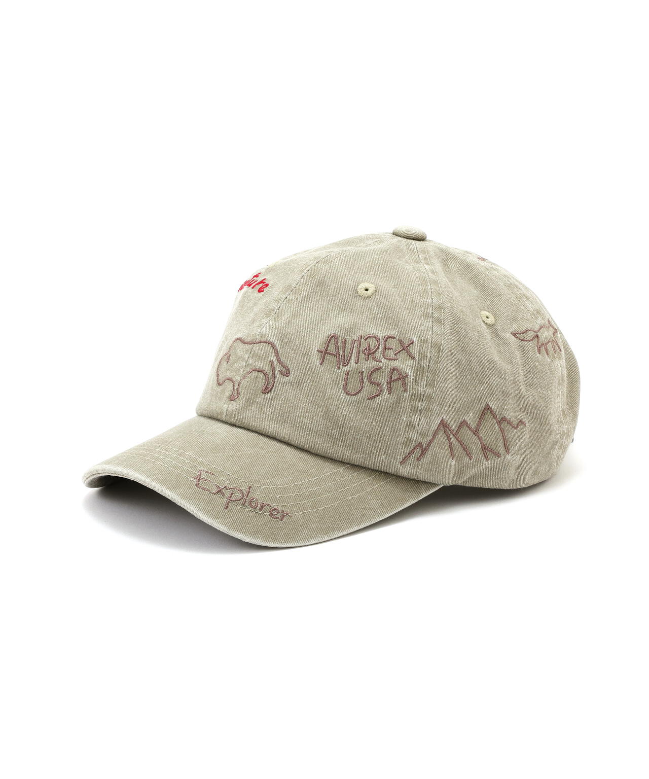 PATTARN FADE WASH CAP/パターンフェイドウォッシュキャップ