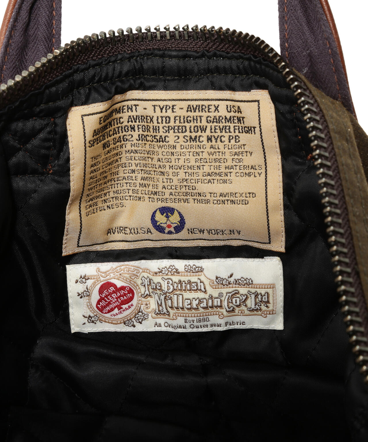 MILITARY FABRIC OILED CLOTH HELMET BAG