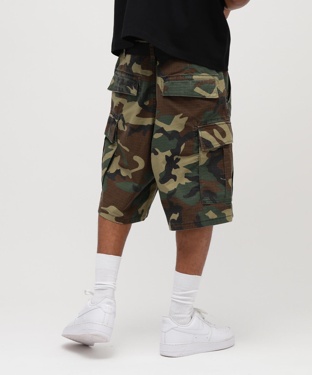 COTTON RIPSTOP CARGO SHORTS