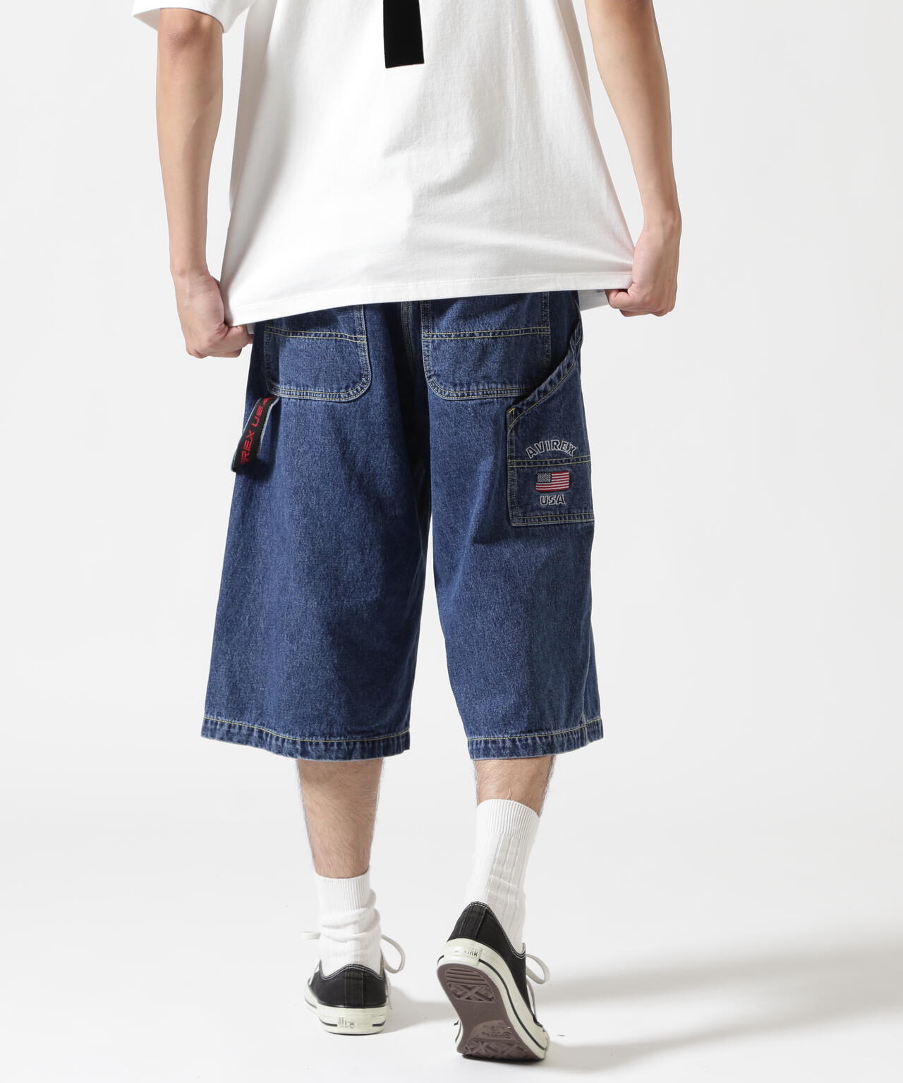 《直営店限定》VARSITY PAINTER SHORTS