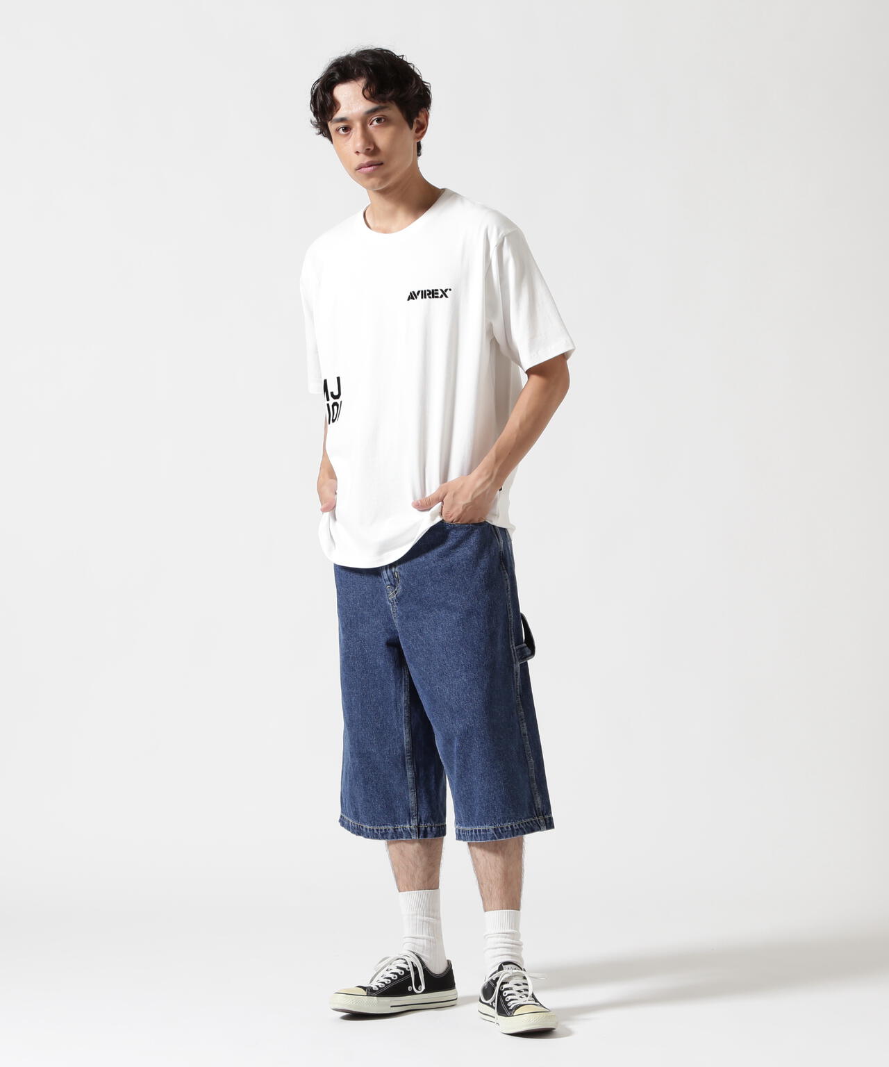 《直営店限定》VARSITY PAINTER SHORTS