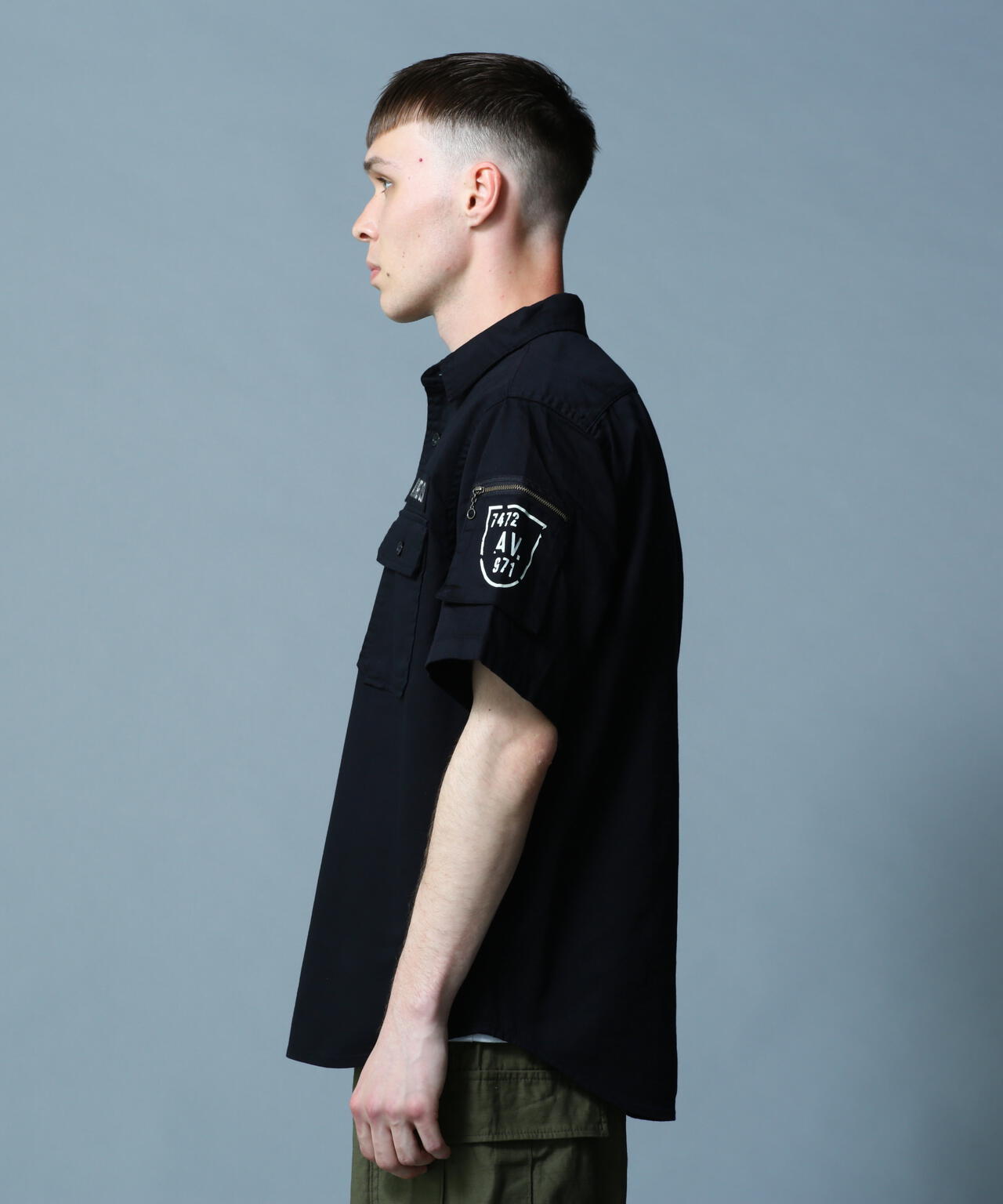 BASIC FATIGUE SHORT SLEEVE SHIRT / ベーシック ファティーグ 半袖シャツ / AVIREX / アヴィレッ