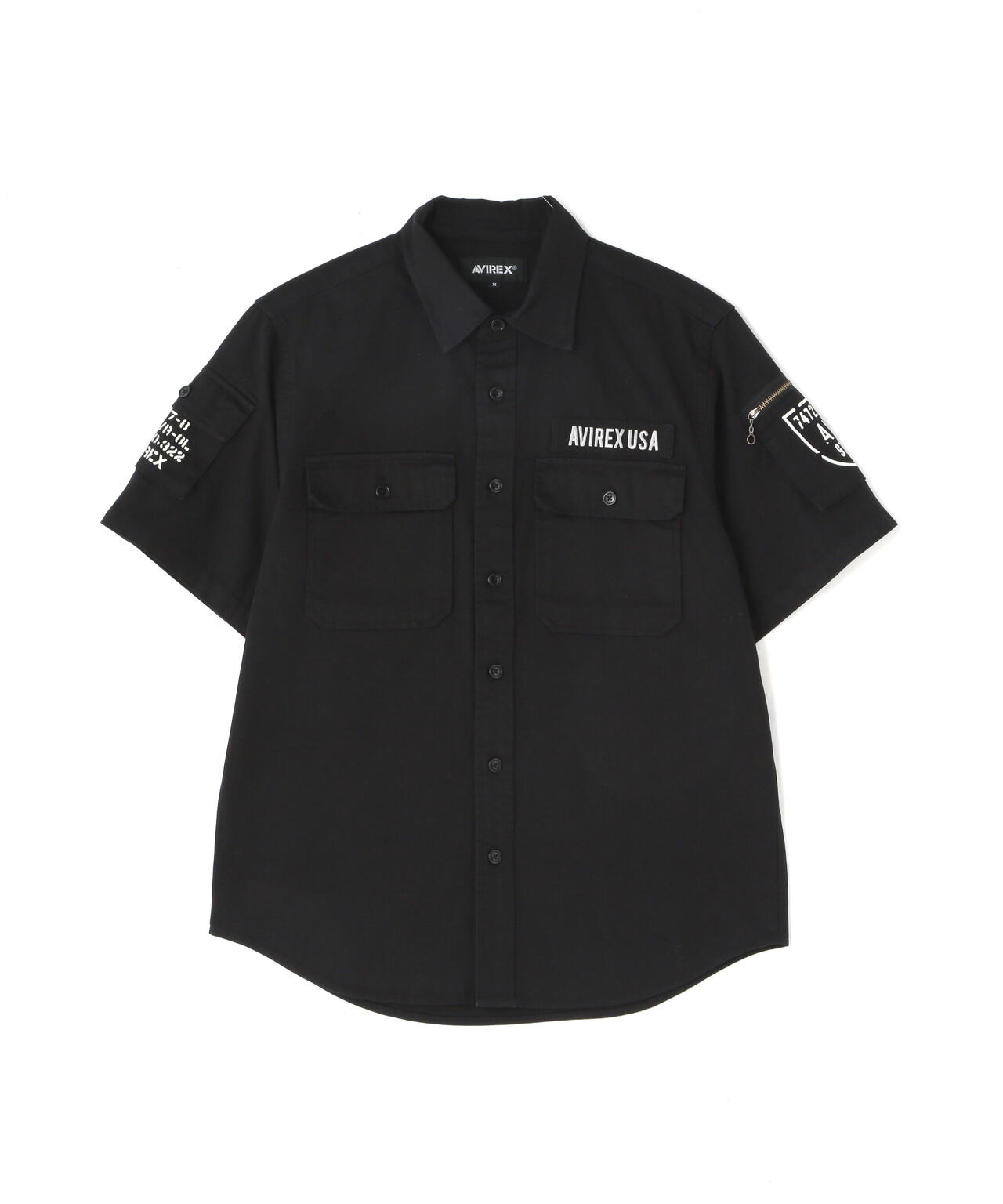 BASIC FATIGUE SHORT SLEEVE SHIRT / ベーシック ファティーグ 半袖シャツ / AVIREX / アヴィレッ