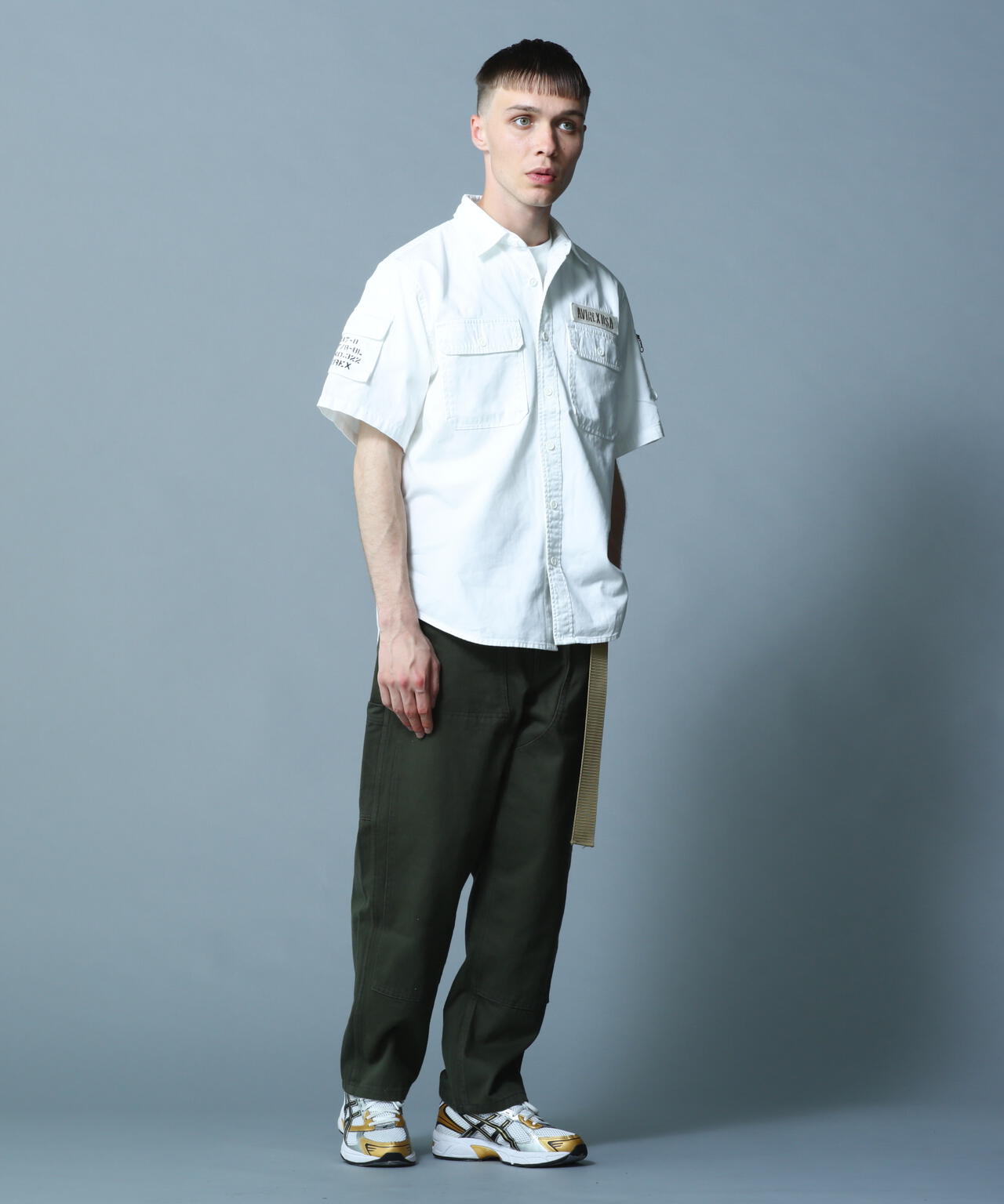 BASIC FATIGUE SHORT SLEEVE SHIRT / ベーシック ファティーグ 半袖シャツ / AVIREX / アヴィレッ