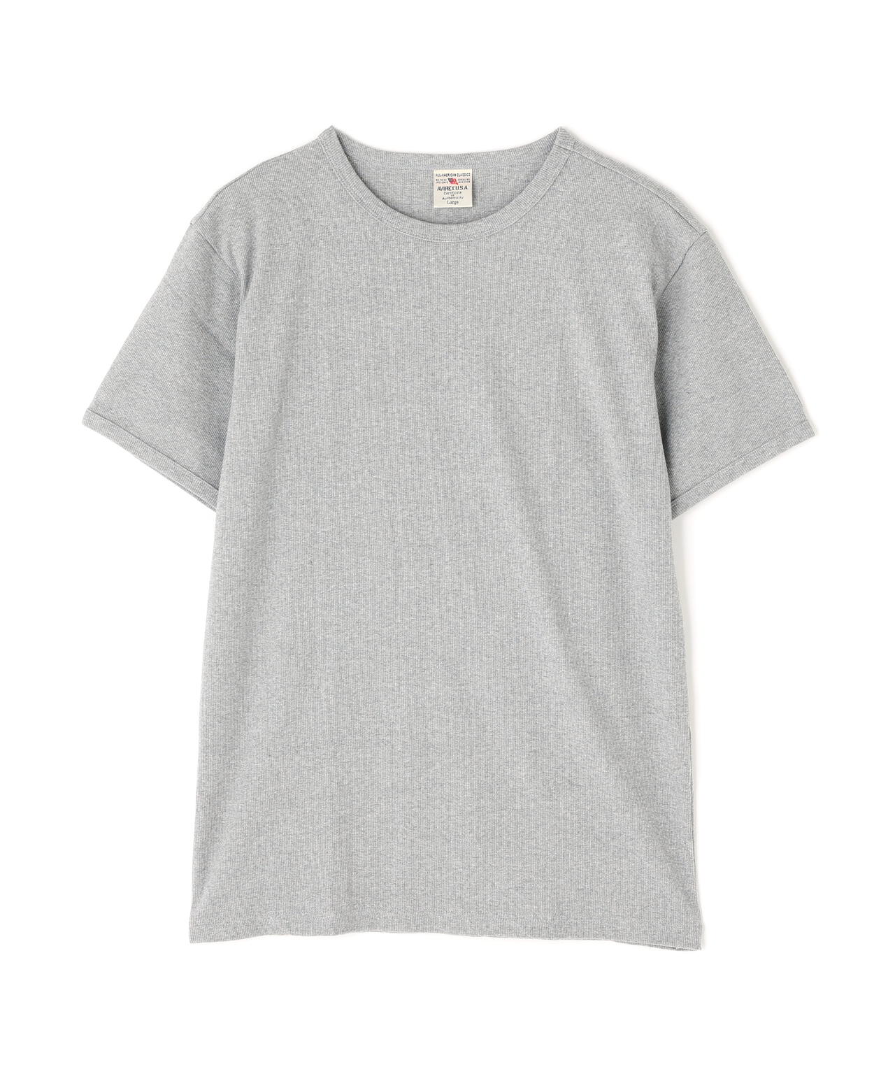 《DAILY/デイリー》RIB S/S CREW NECK T-SHIRT
