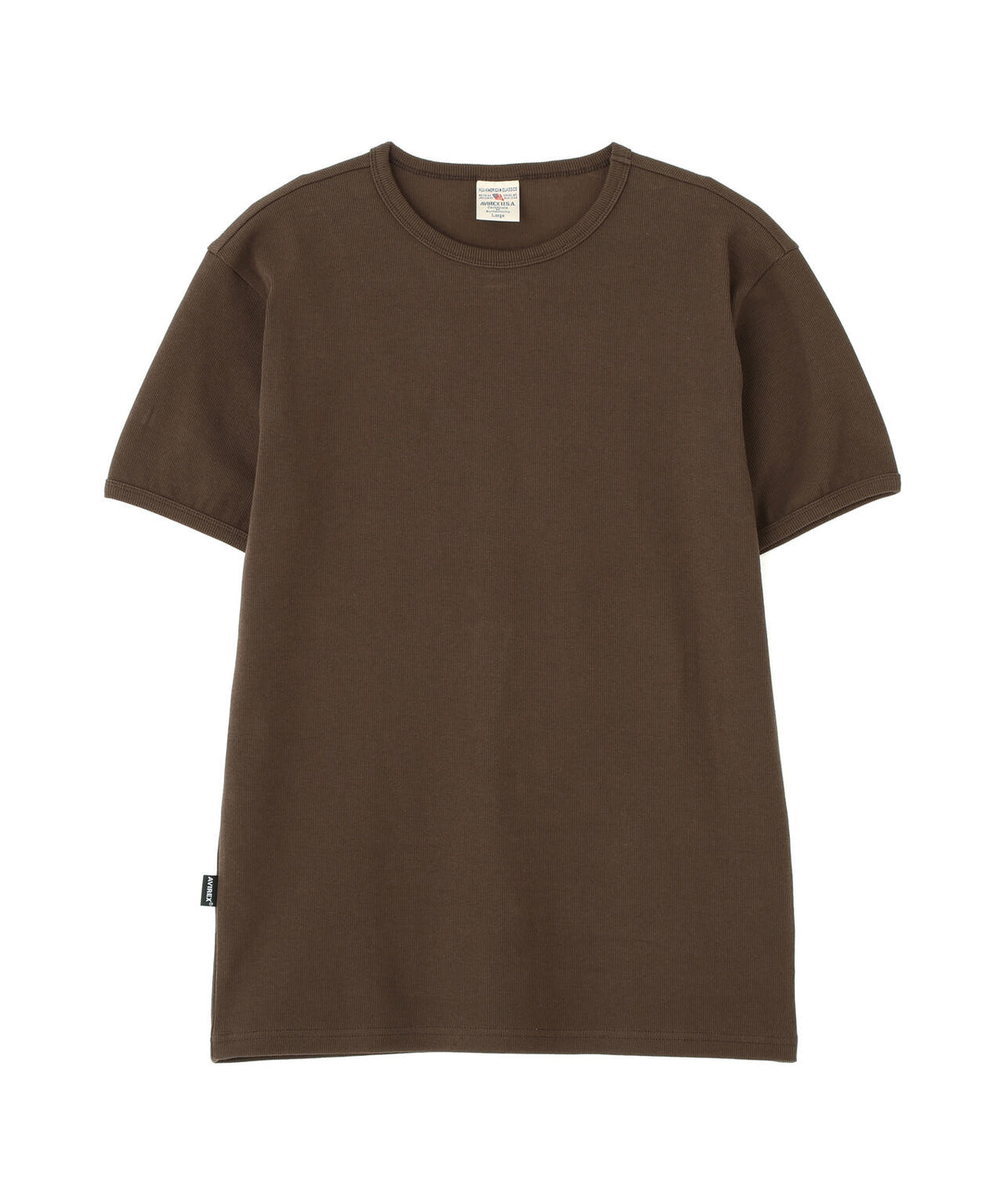 《DAILY/デイリー》RIB S/S CREW NECK T-SHIRT