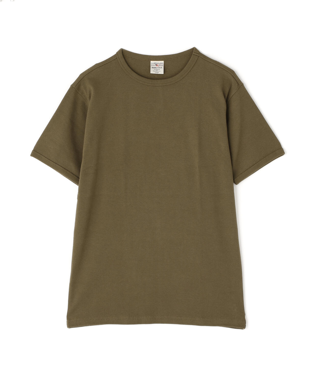 《DAILY/デイリー》RIB S/S CREW NECK T-SHIRT