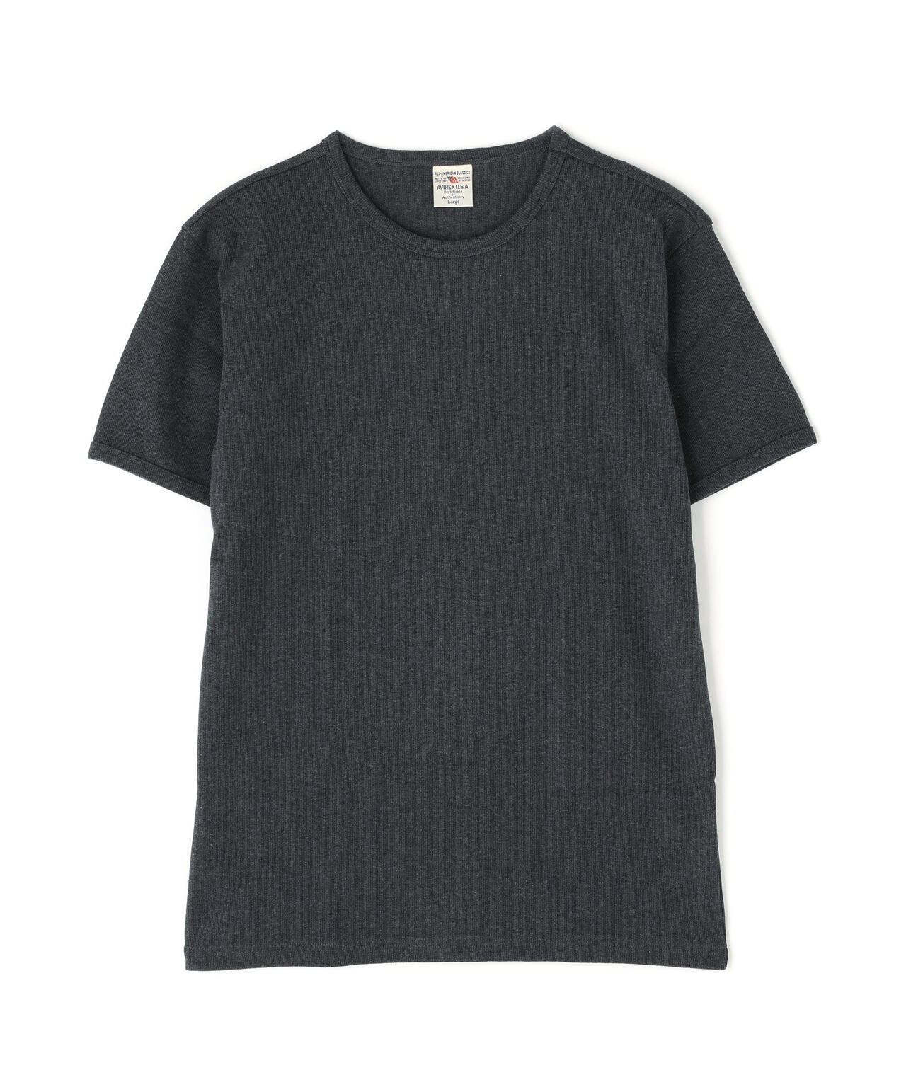 《DAILY/デイリー》RIB S/S CREW NECK T-SHIRT