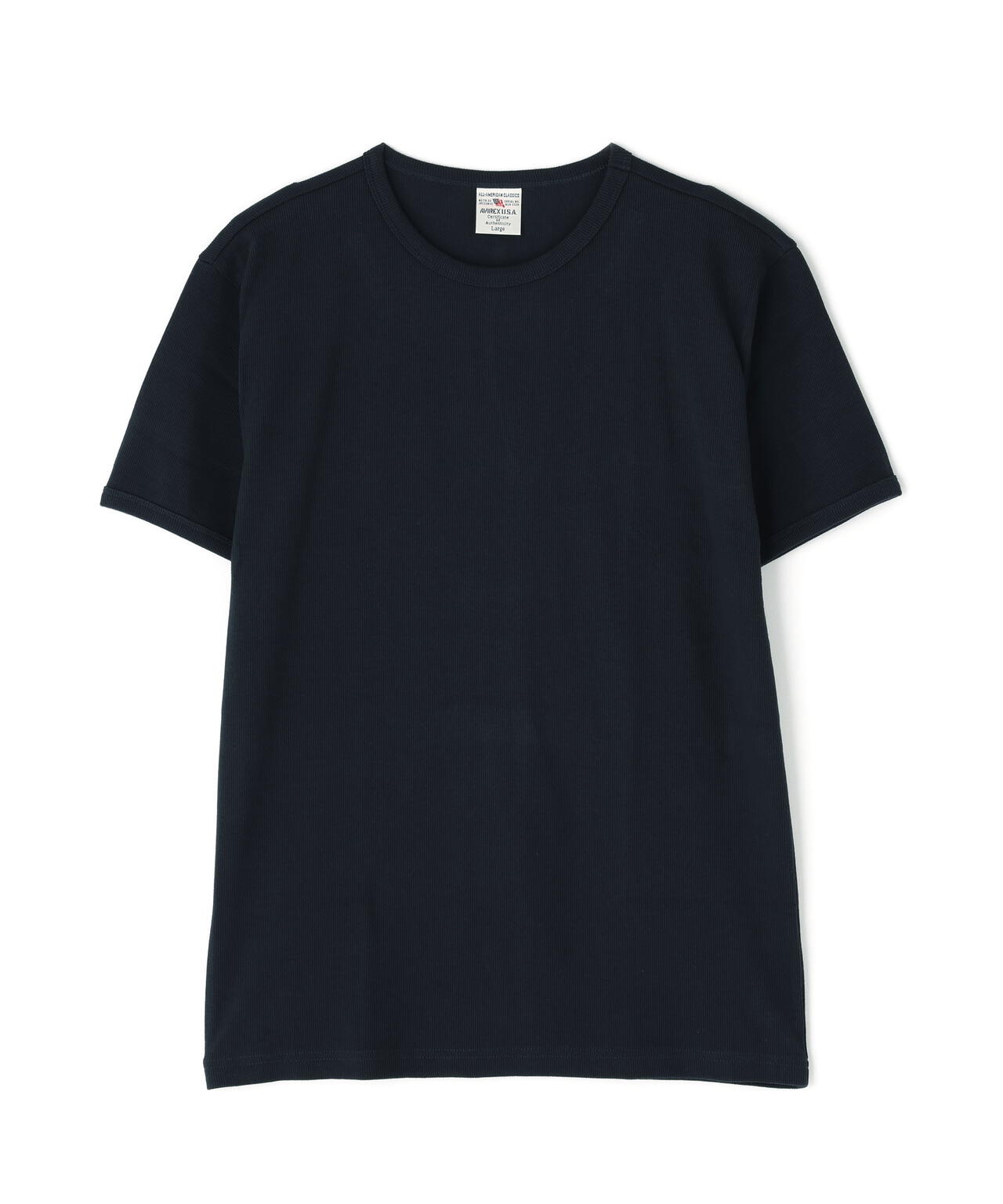 《DAILY/デイリー》RIB S/S CREW NECK T-SHIRT