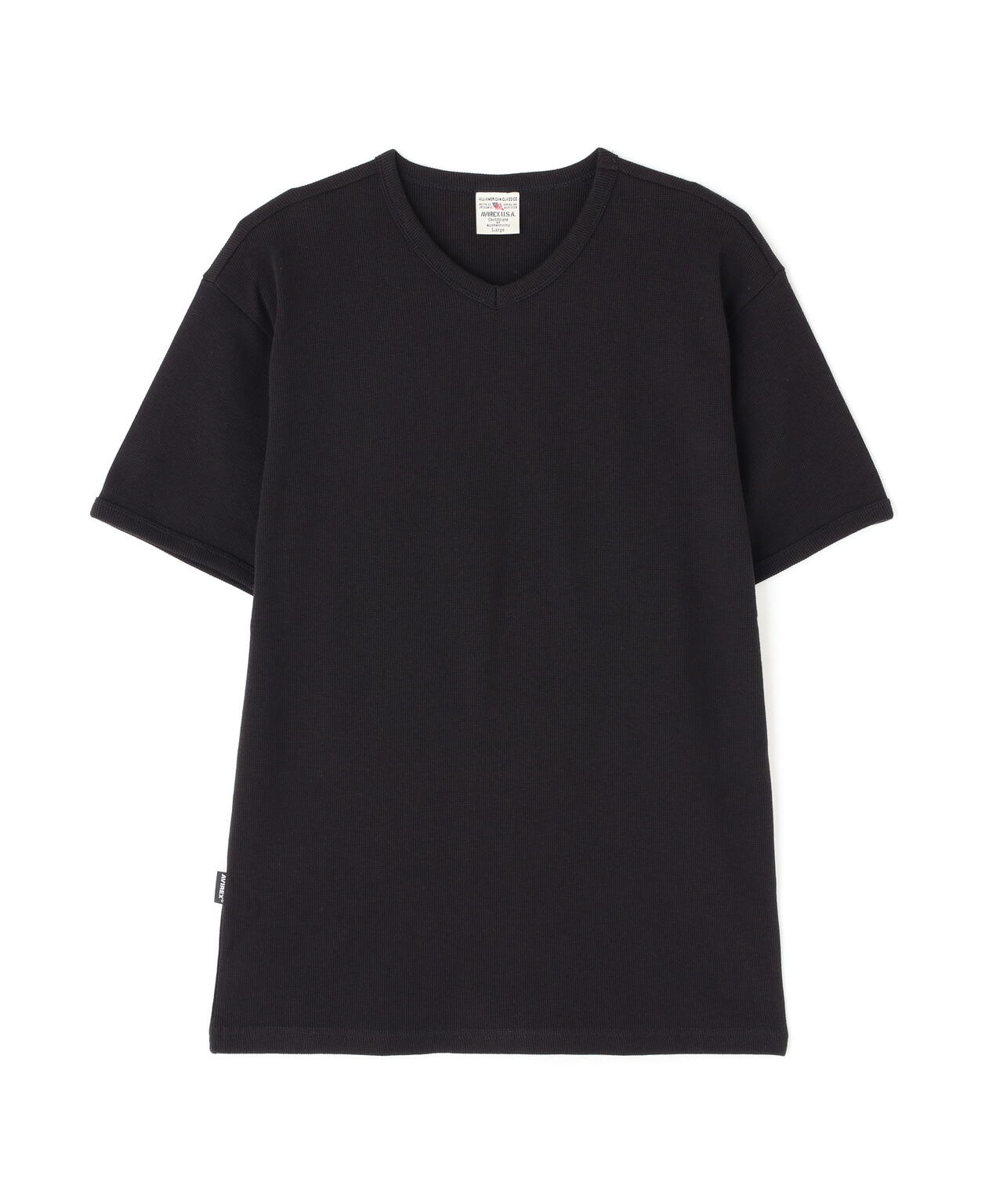 《DAILY/デイリー》MINI WAFFLE S/S V-NECK T-SHIRT/ミニワッフル 半袖 ブイネック Tシャツ