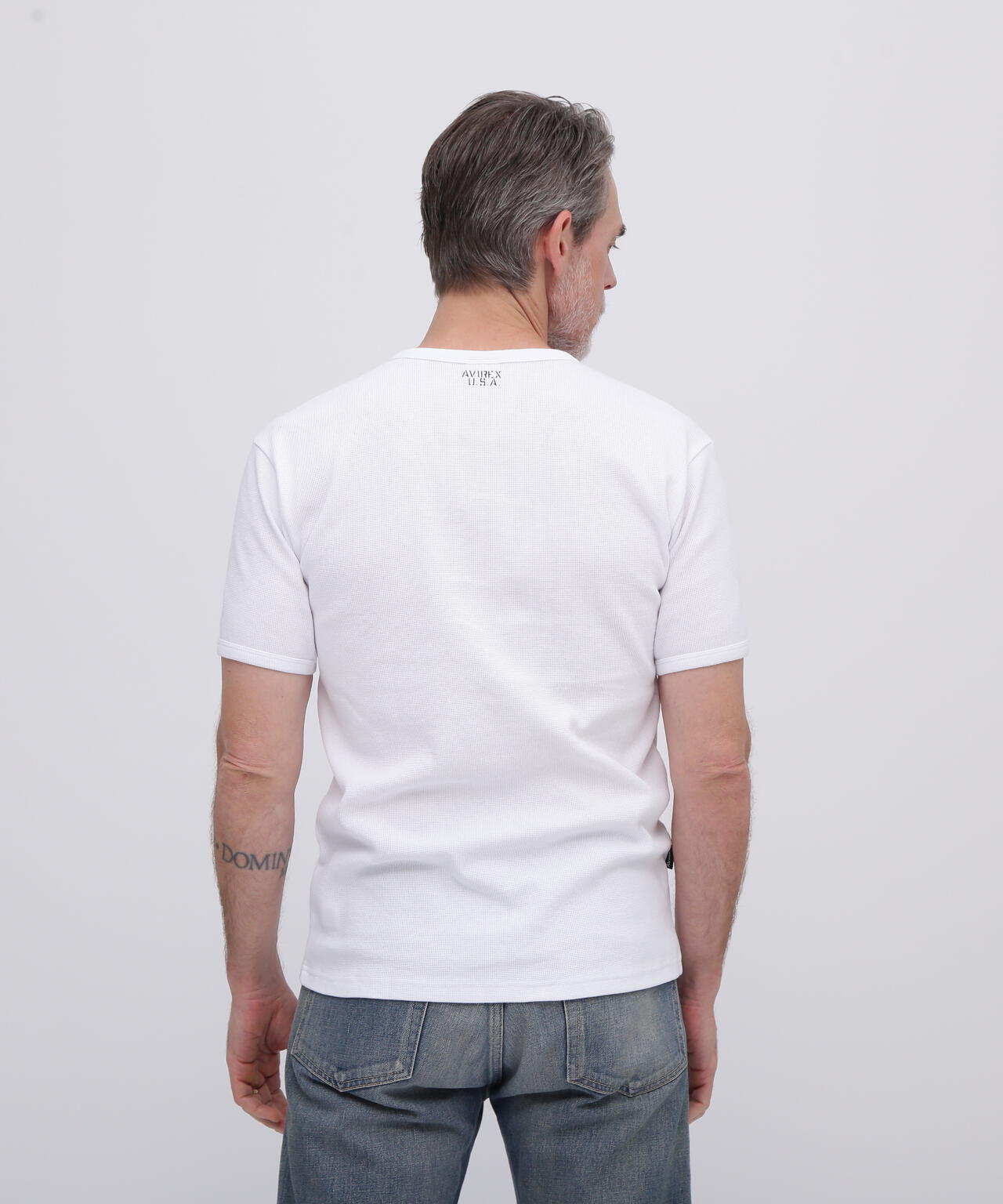 《DAILY/デイリー》MINI WAFFLE S/S V-NECK T-SHIRT/ミニワッフル 半袖 ブイネック Tシャツ