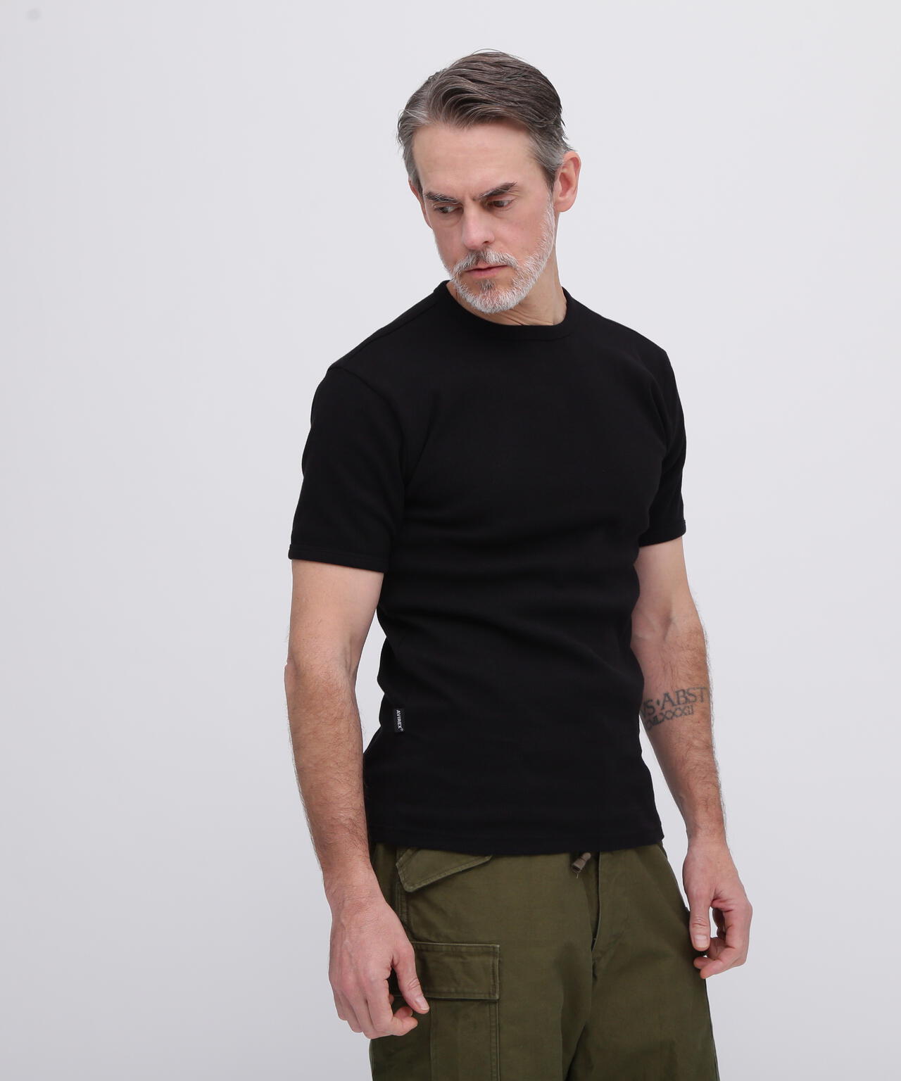 《DAILY/デイリー》MINI WAFFLE S/S CREW NECK T-SHIRT/ミニワッフル 半袖 クルーネック Tシャツ