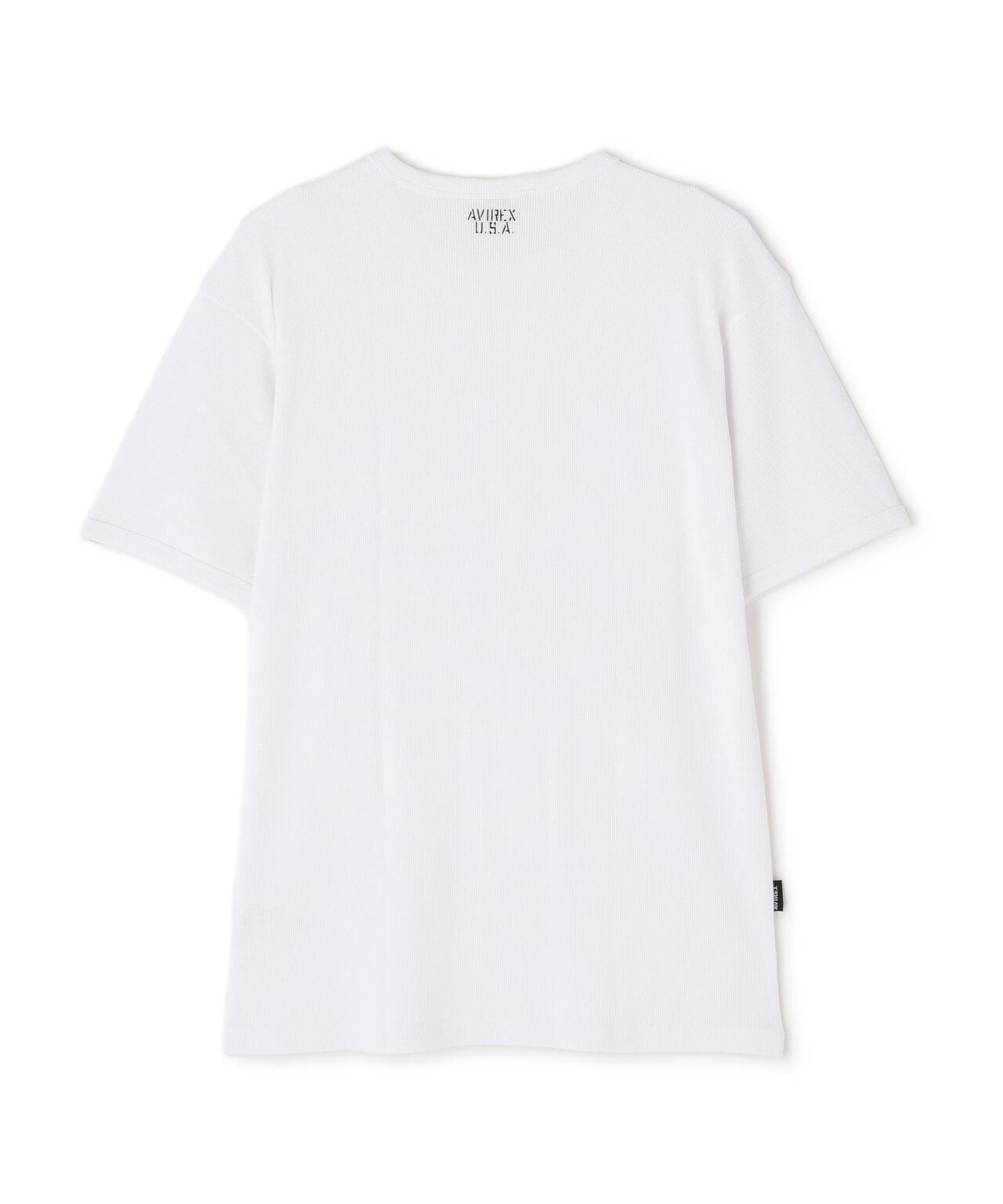 《DAILY/デイリー》MINI WAFFLE S/S CREW NECK T-SHIRT/ミニワッフル 半袖 クルーネック Tシャツ