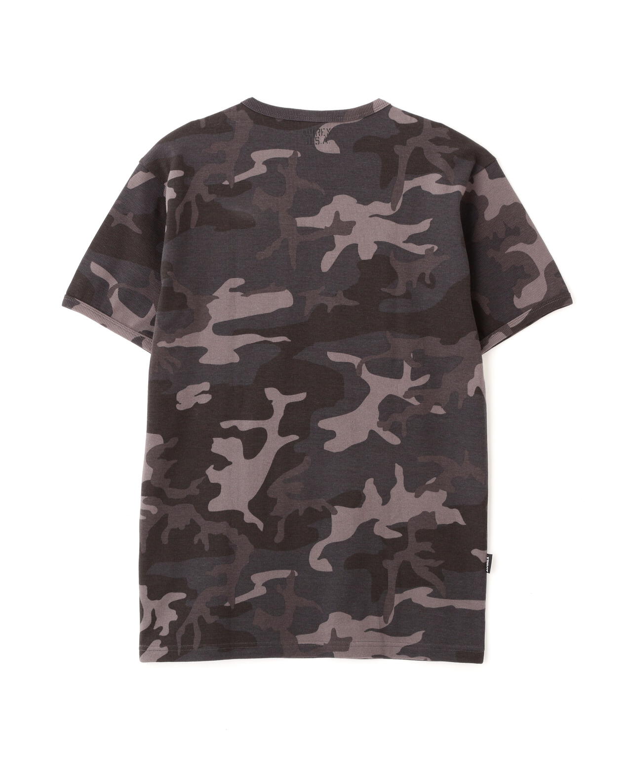 《DAILY/デイリー》RIB SHORT SLEEVE CREW NECK T-SHIRT ”CAMOUFLAGE”