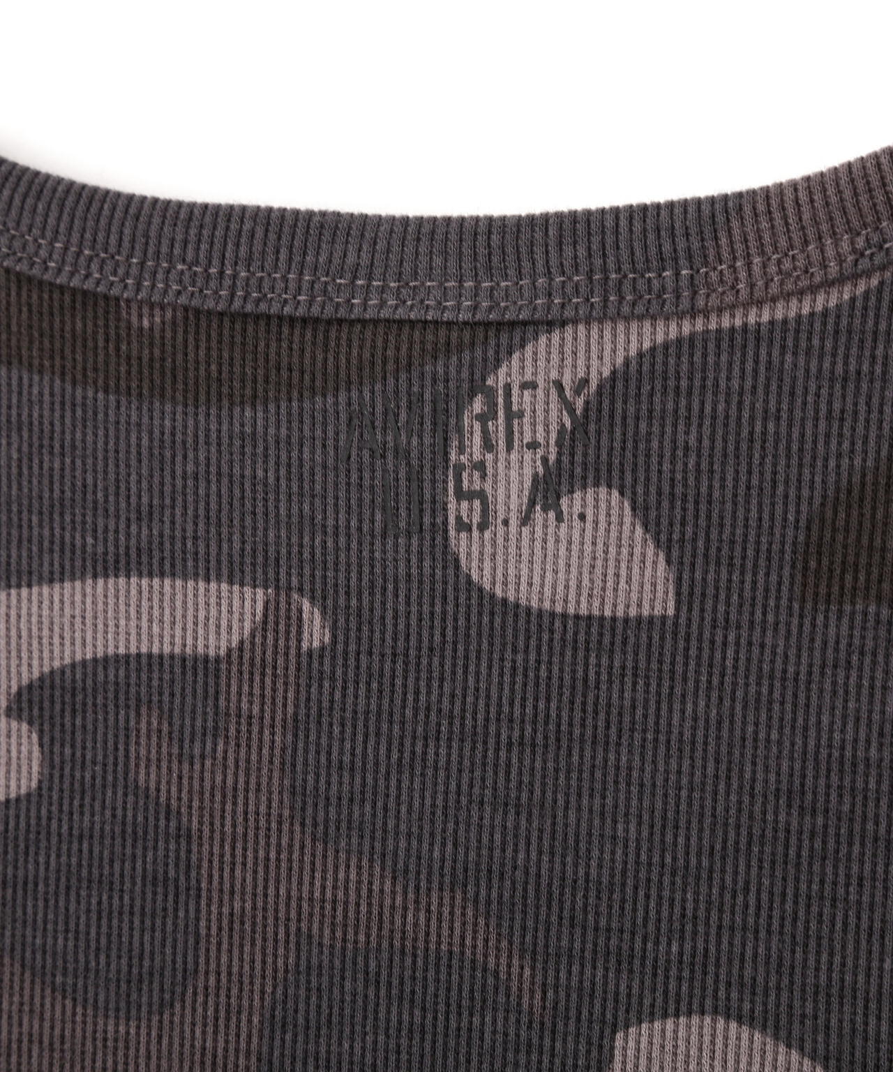 《DAILY/デイリー》RIB SHORT SLEEVE CREW NECK T-SHIRT ”CAMOUFLAGE”