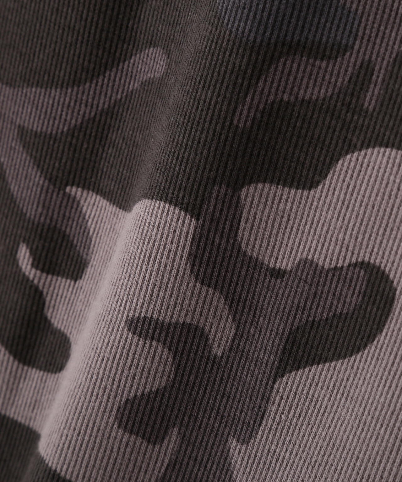 《DAILY/デイリー》RIB S/S HENLEY NECK T-SHIRT ”CAMOUFLAGE”