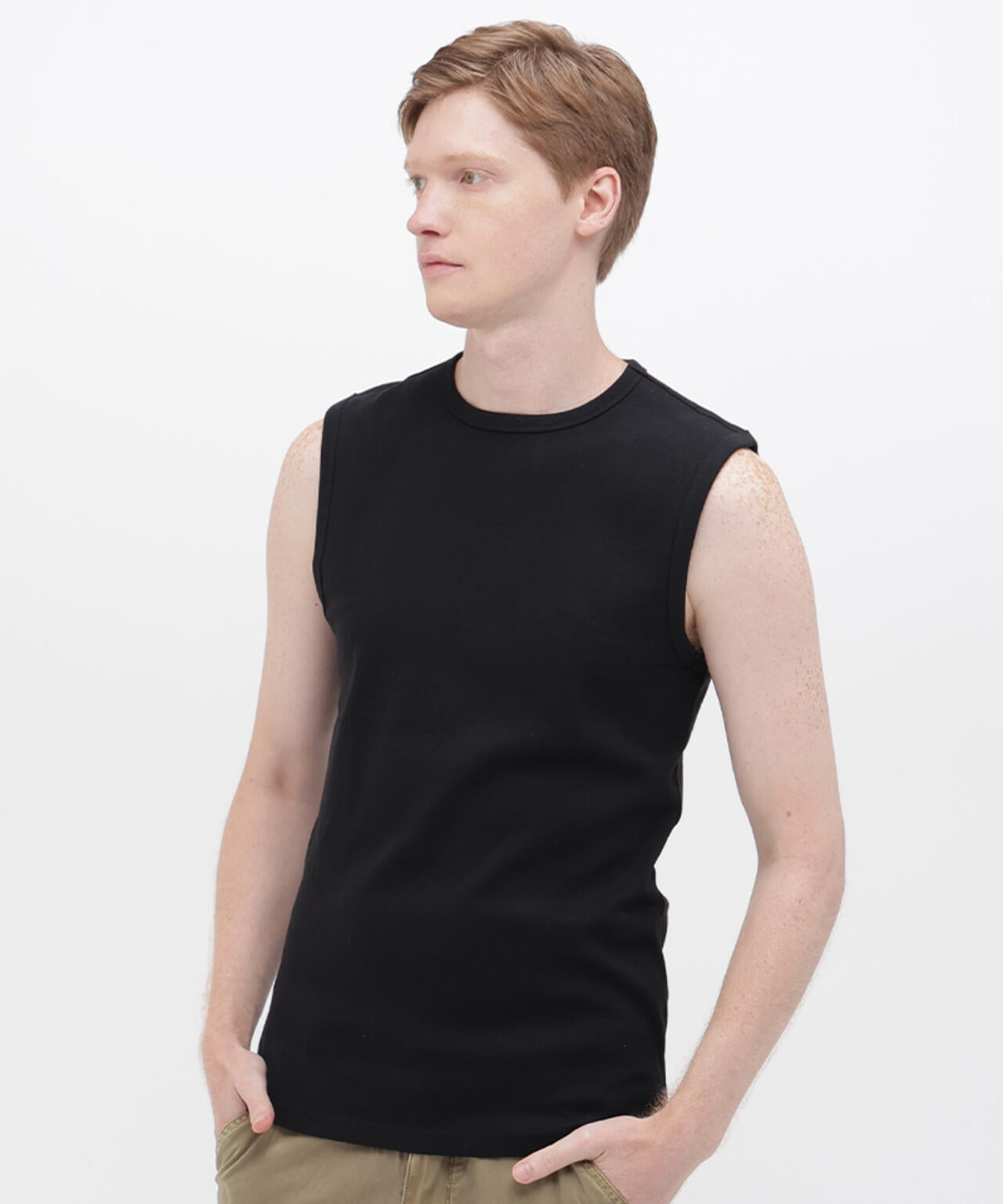 《DAILY/デイリー》DAILY NO SLEEVE SHIRT / デイリー ノースリーブ シャツ / AVIREX / アヴィレックス