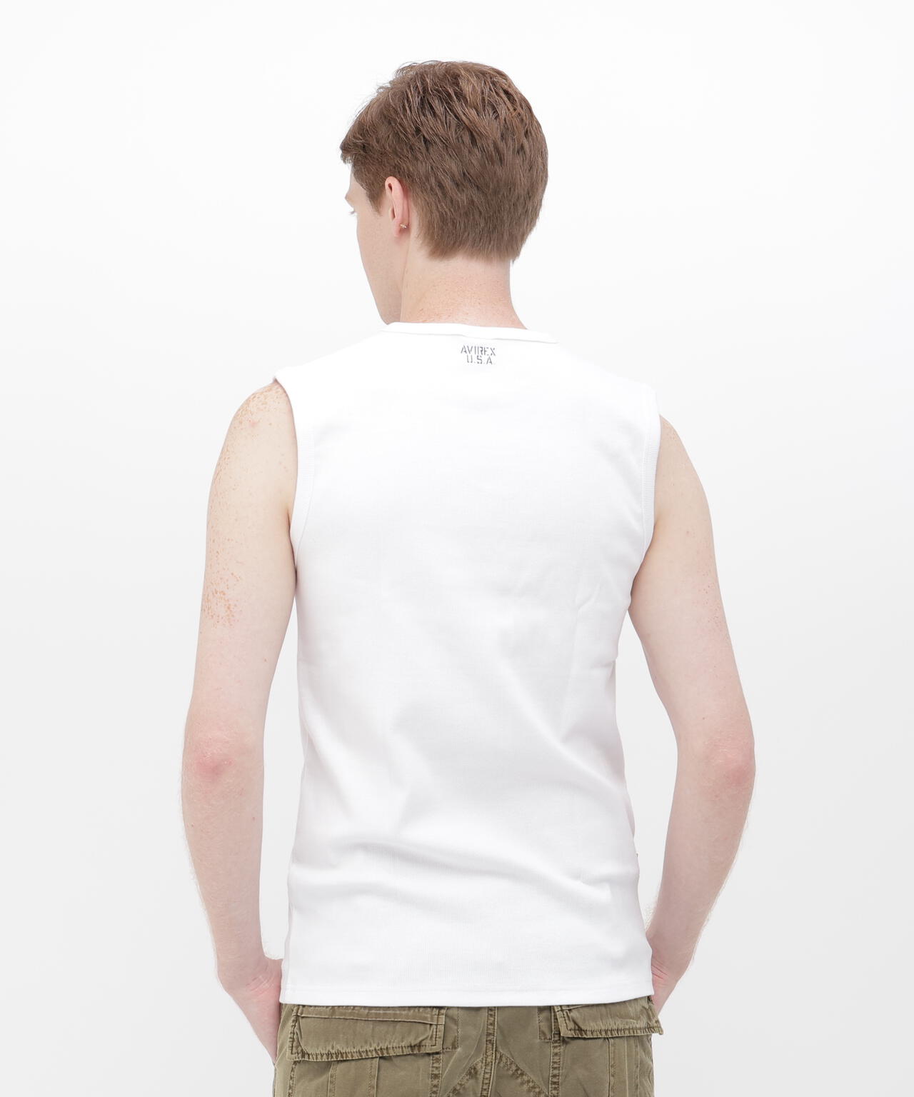 《DAILY/デイリー》DAILY NO SLEEVE SHIRT / デイリー ノースリーブ シャツ / AVIREX / アヴィレックス