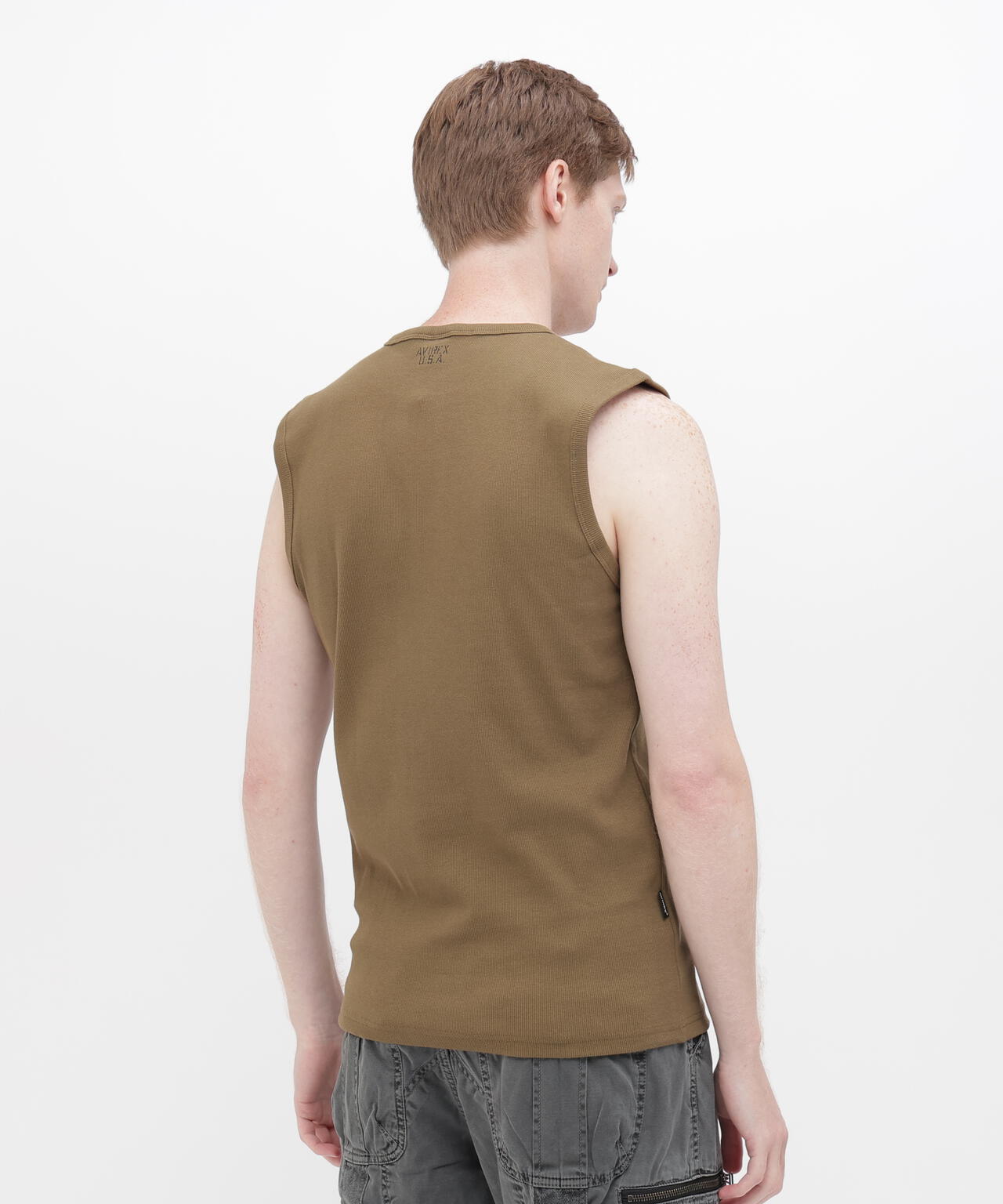 《DAILY/デイリー》DAILY NO SLEEVE SHIRT / デイリー ノースリーブ シャツ / AVIREX / アヴィレックス