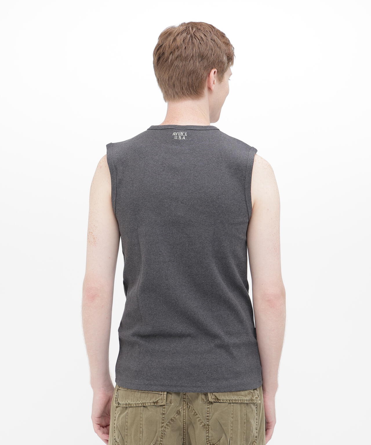《DAILY/デイリー》DAILY NO SLEEVE SHIRT / デイリー ノースリーブ シャツ / AVIREX / アヴィレックス