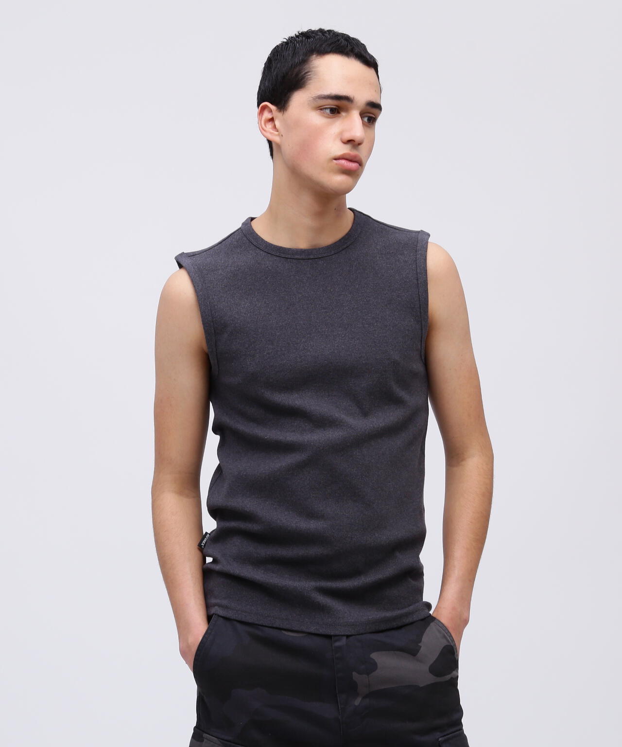 《DAILY/デイリー》DAILY NO SLEEVE SHIRT / デイリー ノースリーブ シャツ / AVIREX / アヴィレックス