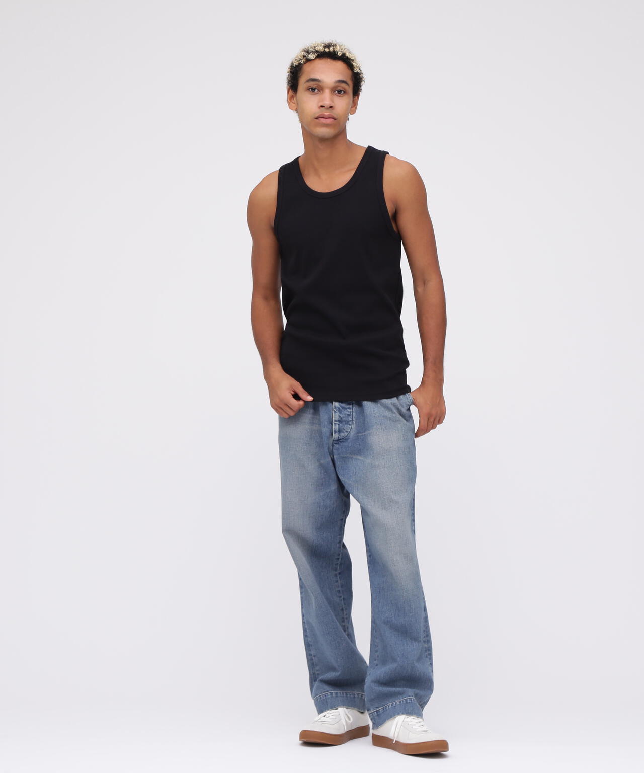 《DAILY/デイリー》RIB TANK TOP/リブ タンクトップ  デイリーウェア