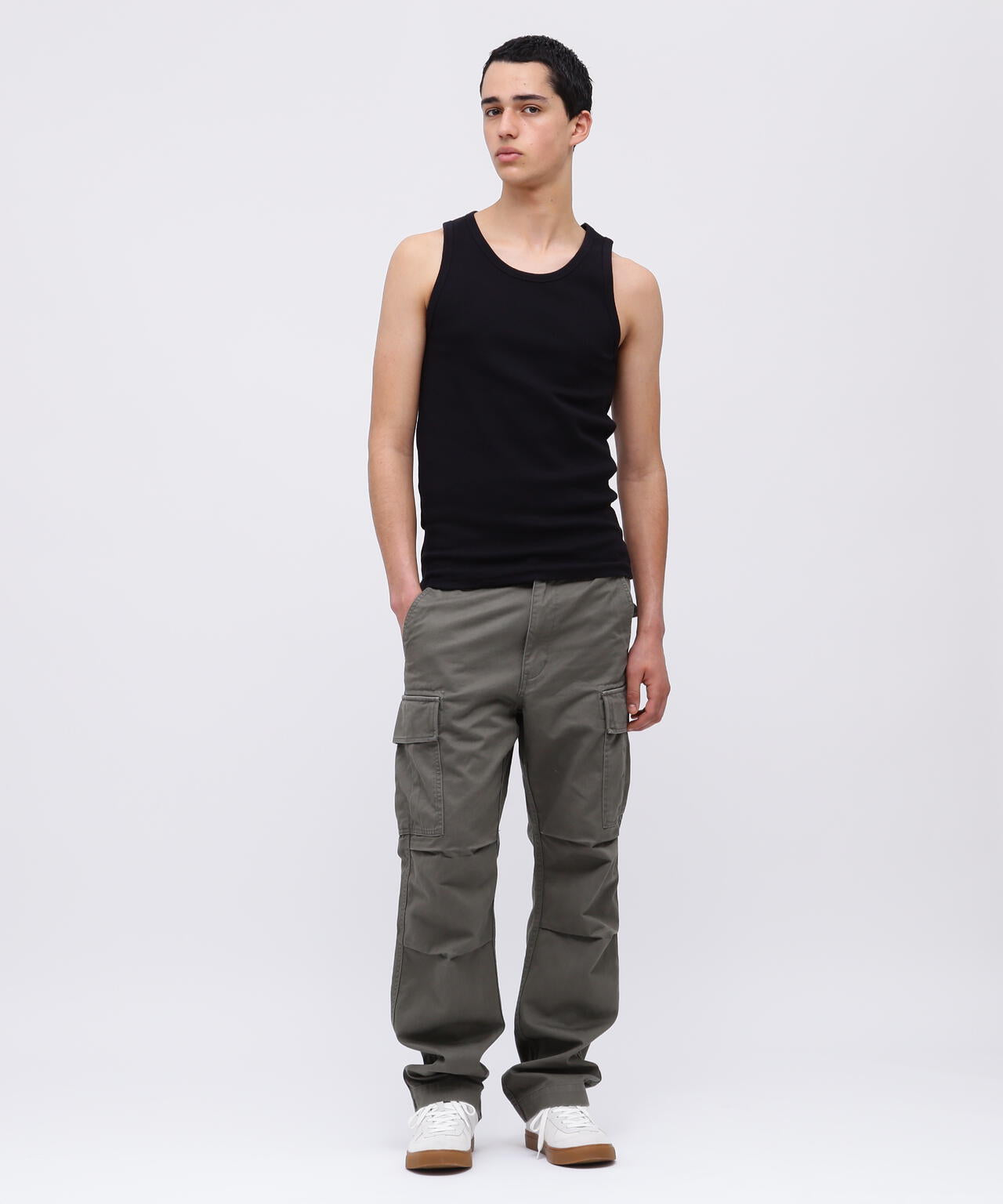 《DAILY/デイリー》RIB TANK TOP/リブ タンクトップ  デイリーウェア