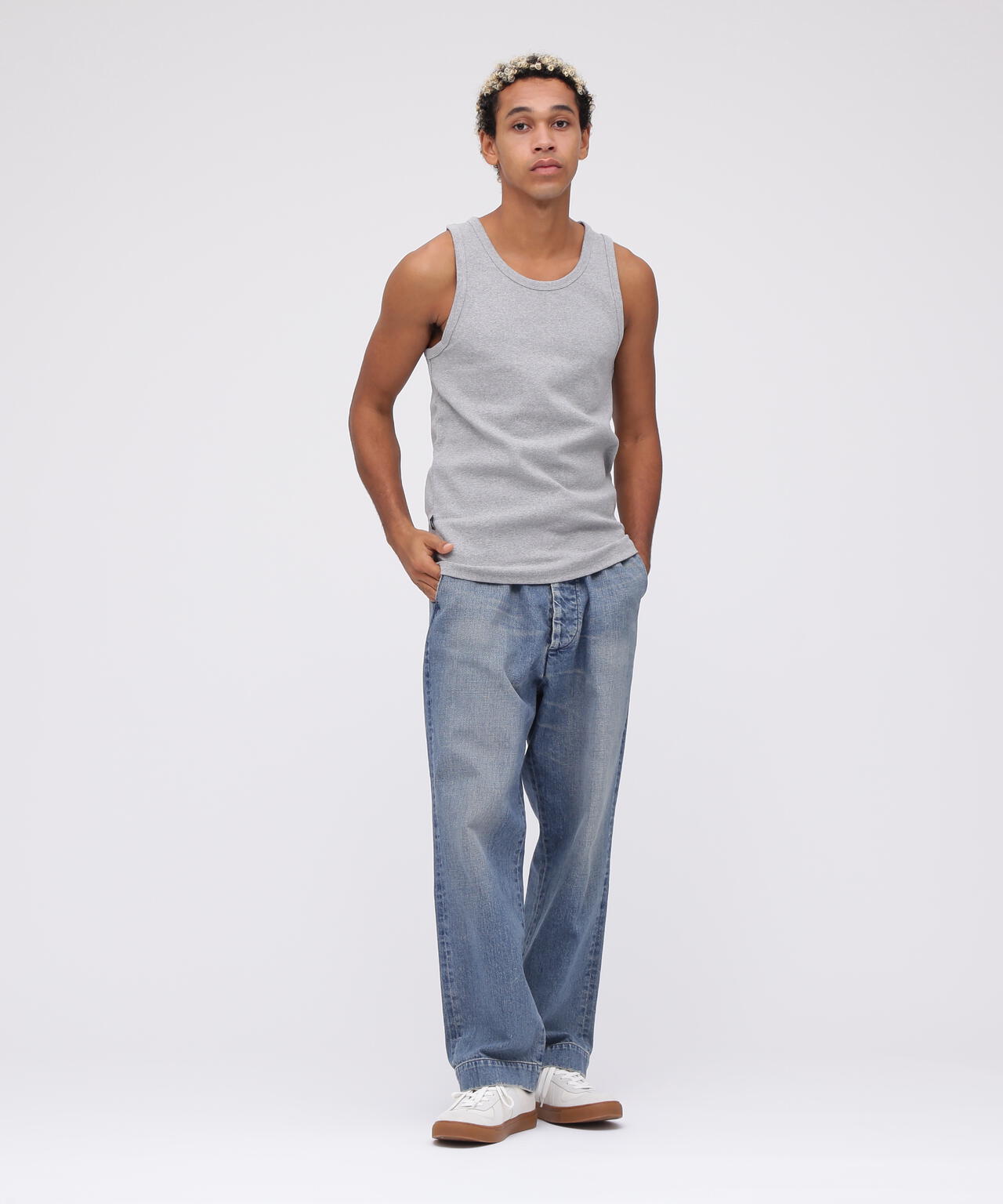 《DAILY/デイリー》RIB TANK TOP/リブ タンクトップ  デイリーウェア