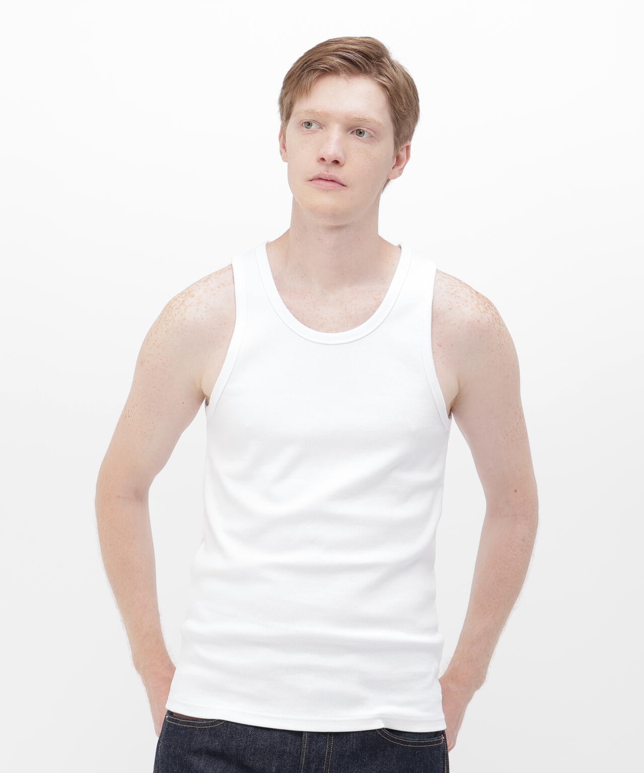 《DAILY/デイリー》RIB TANK TOP/リブ タンクトップ  デイリーウェア