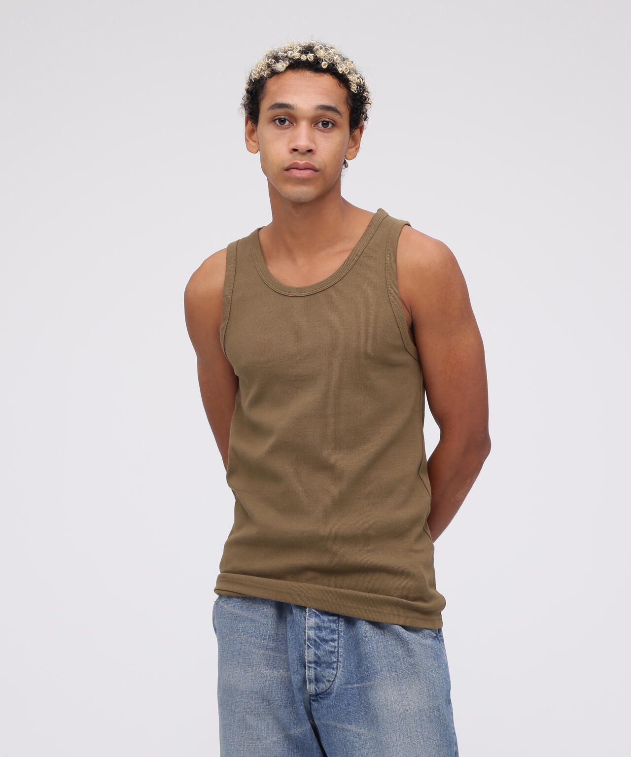 《DAILY/デイリー》RIB TANK TOP/リブ タンクトップ  デイリーウェア