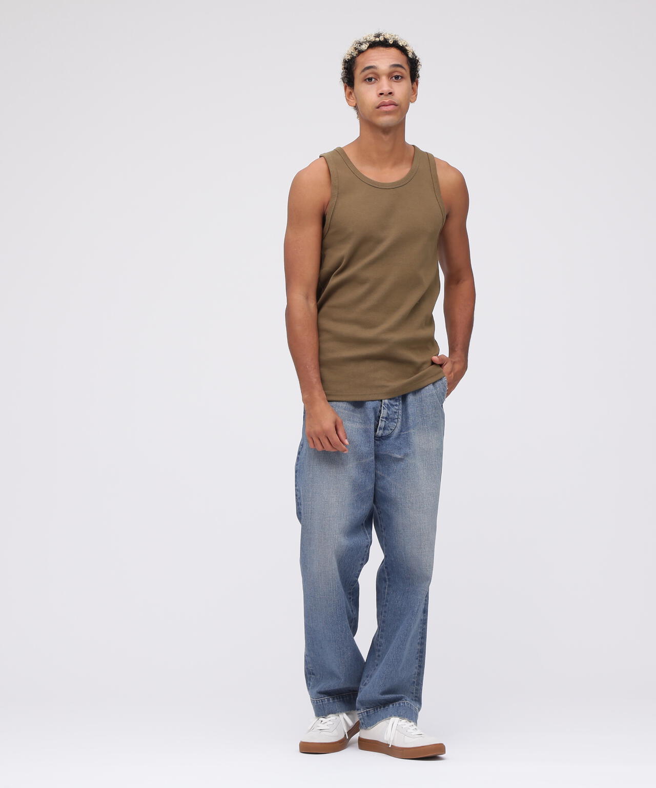 《DAILY/デイリー》RIB TANK TOP/リブ タンクトップ  デイリーウェア