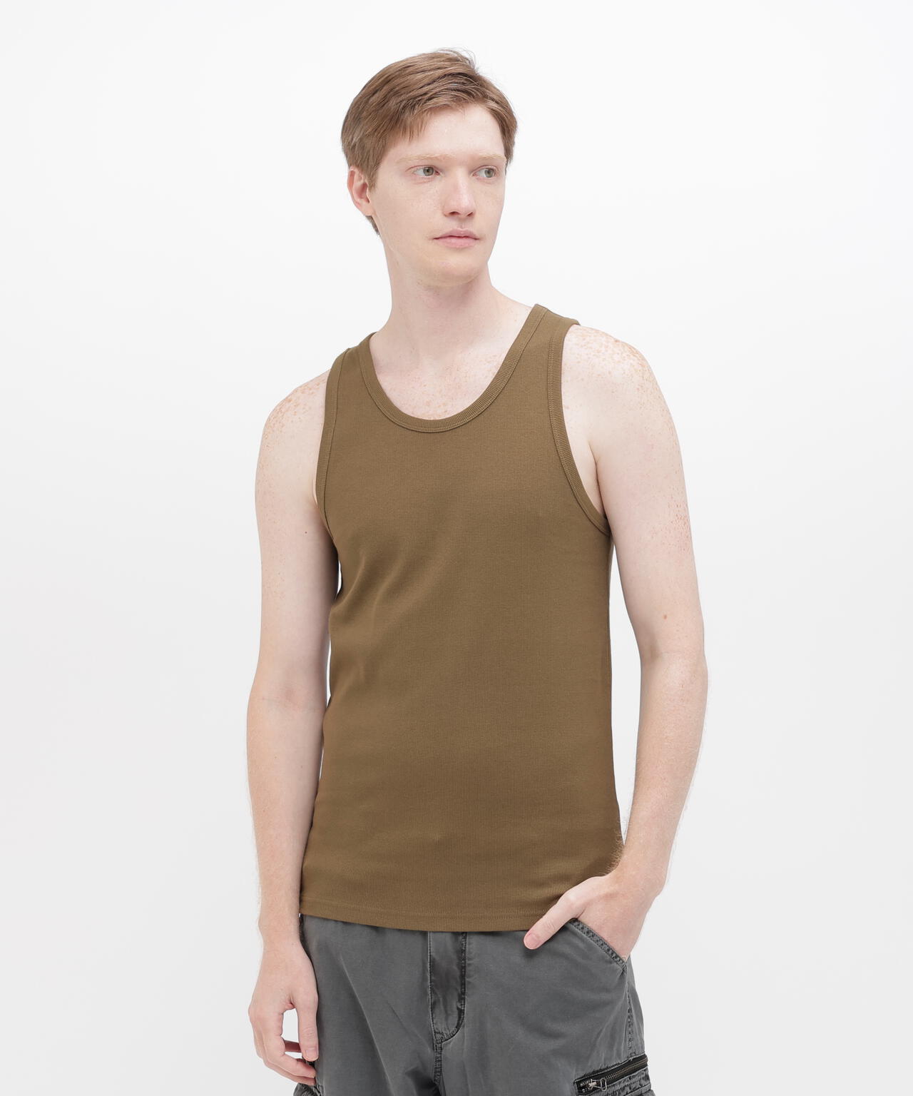 《DAILY/デイリー》RIB TANK TOP/リブ タンクトップ  デイリーウェア