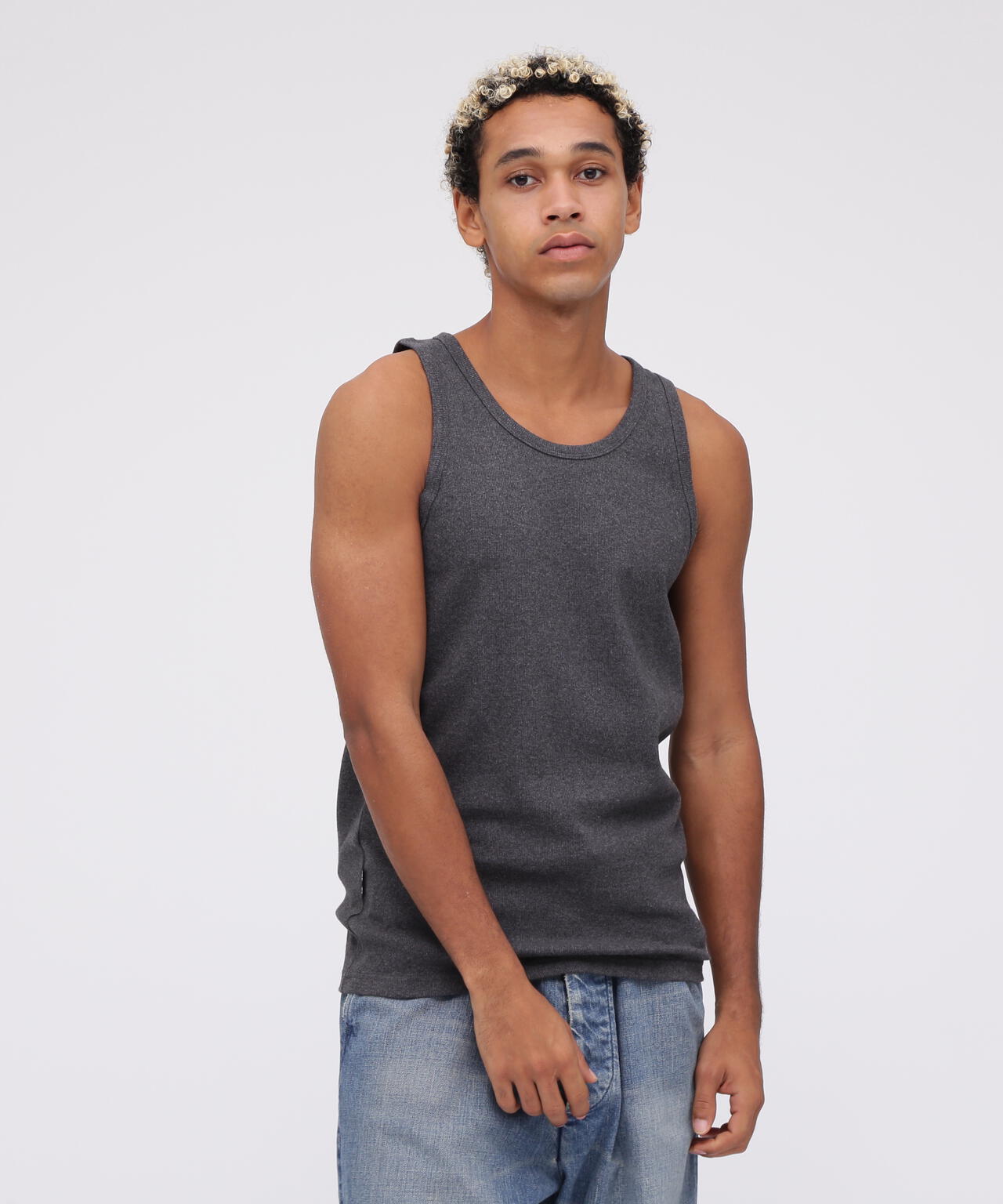 《DAILY/デイリー》RIB TANK TOP/リブ タンクトップ  デイリーウェア