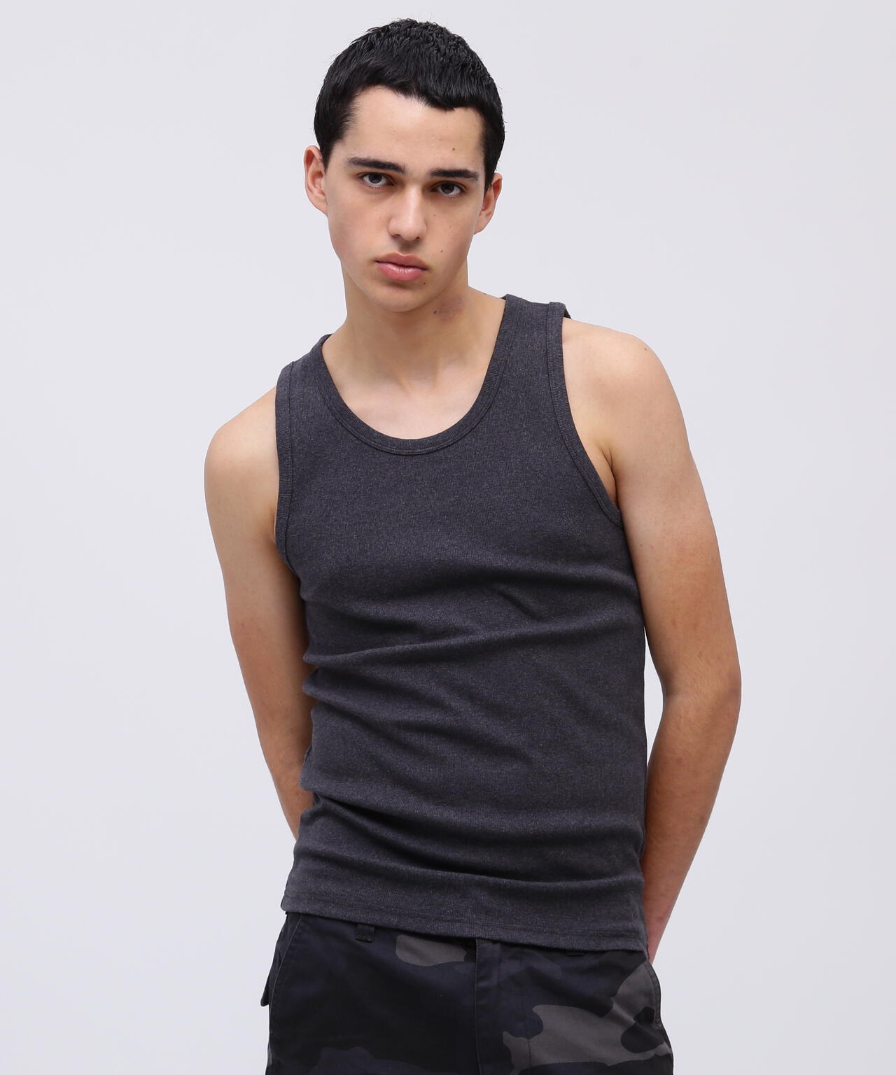 《DAILY/デイリー》RIB TANK TOP/リブ タンクトップ  デイリーウェア