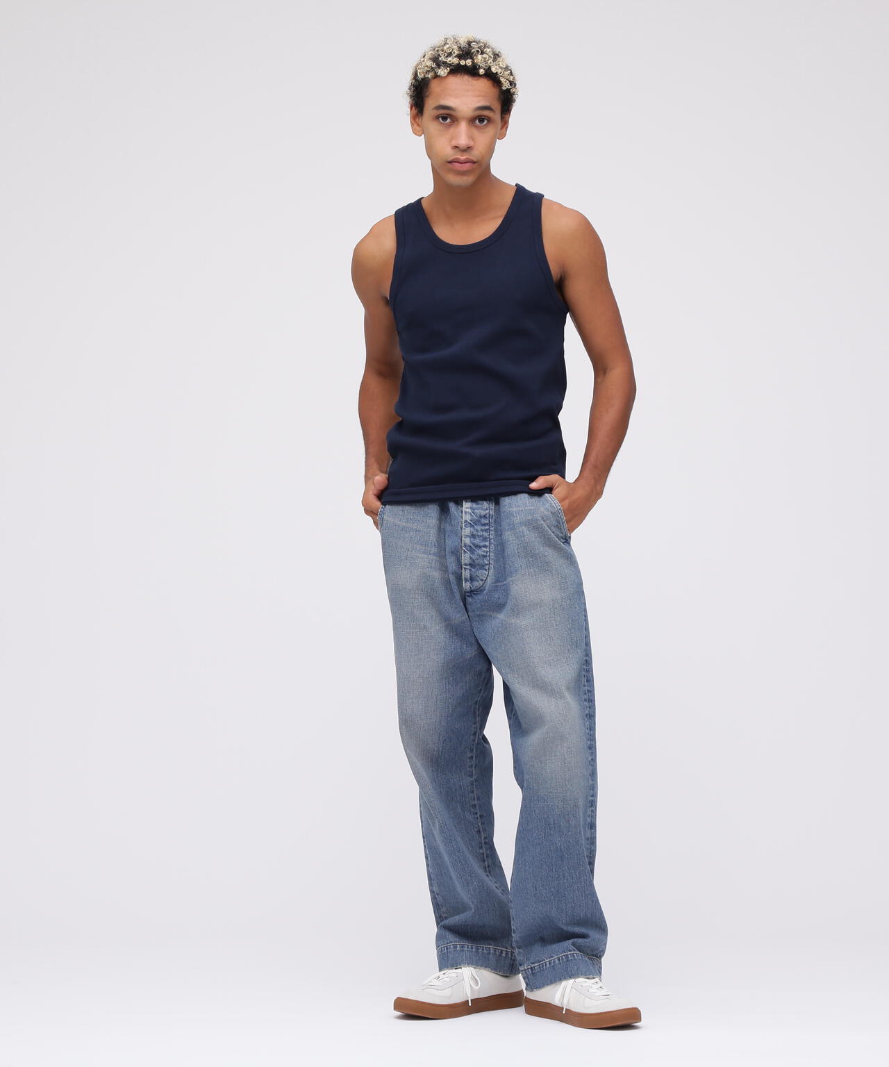 《DAILY/デイリー》RIB TANK TOP/リブ タンクトップ  デイリーウェア