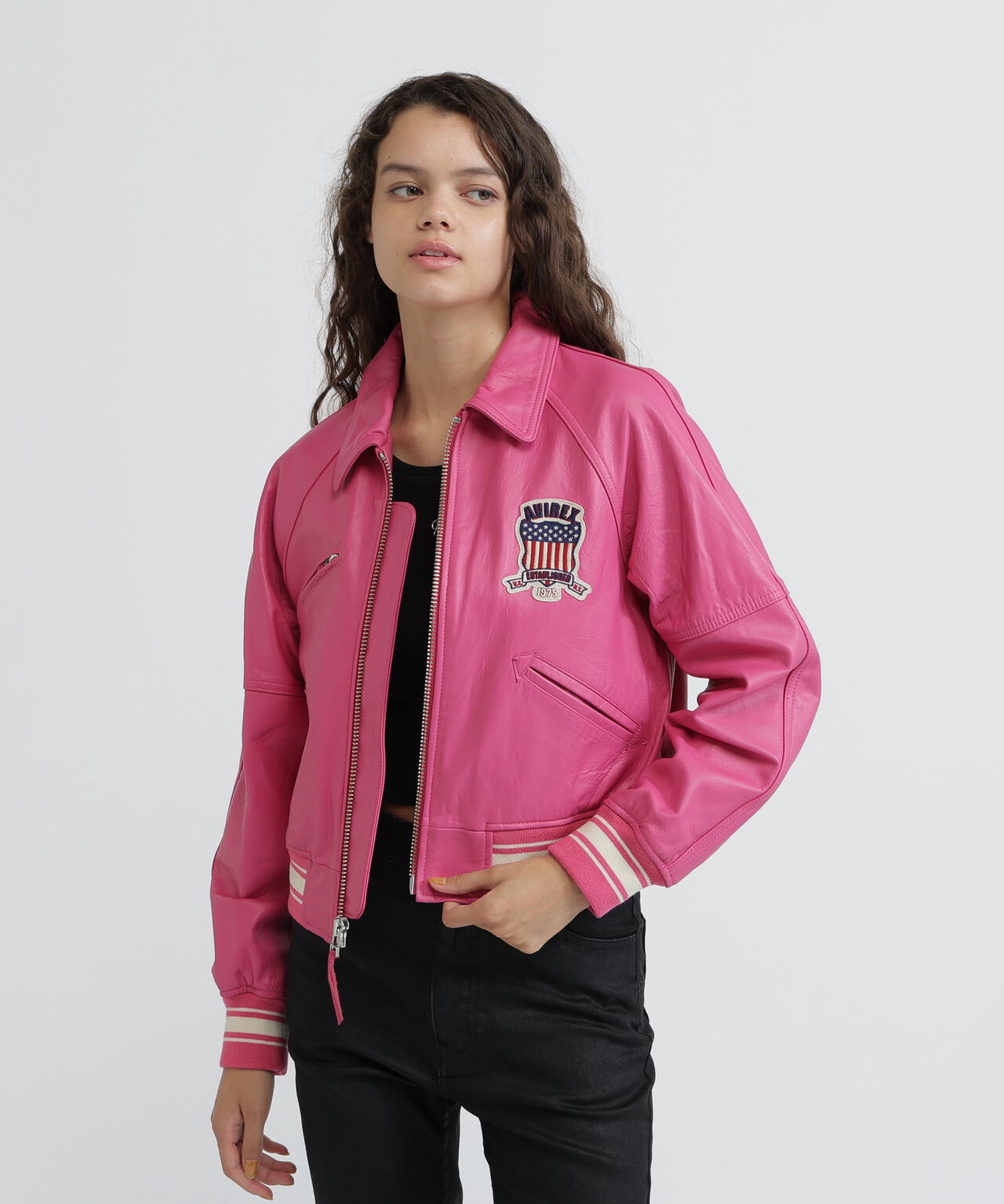 《WOMAN/直営店限定》LIGHT SIGNATURE VARSITY JACKET