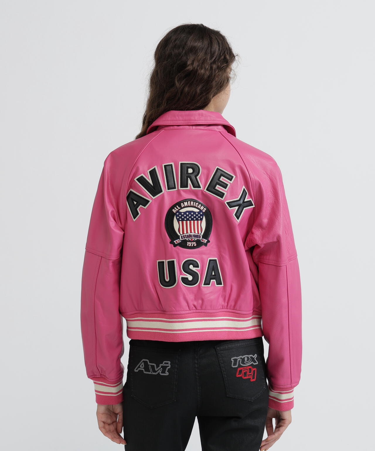 《WOMAN/直営店限定》LIGHT SIGNATURE VARSITY JACKET