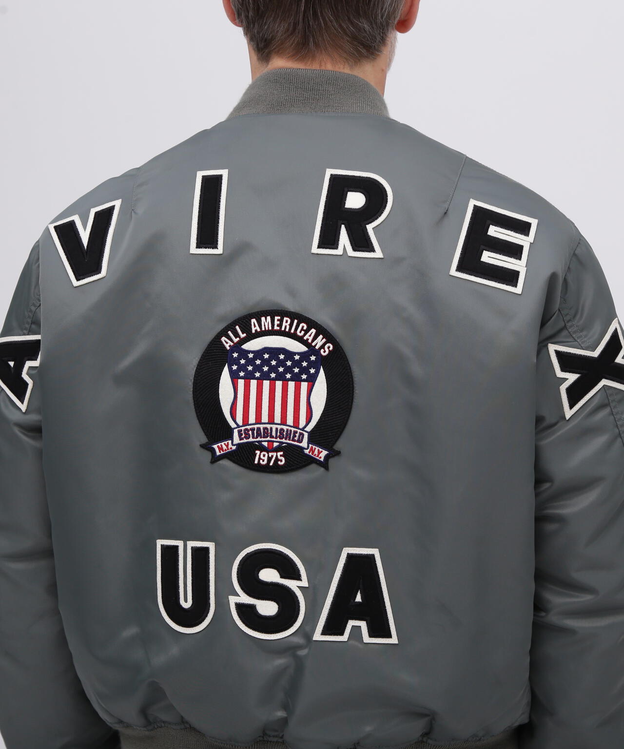 《50th Anniversary》MA-1 SIGNATURE BIG LOGO / MA-1 シグネチャー ビッグロゴ / AVIREX