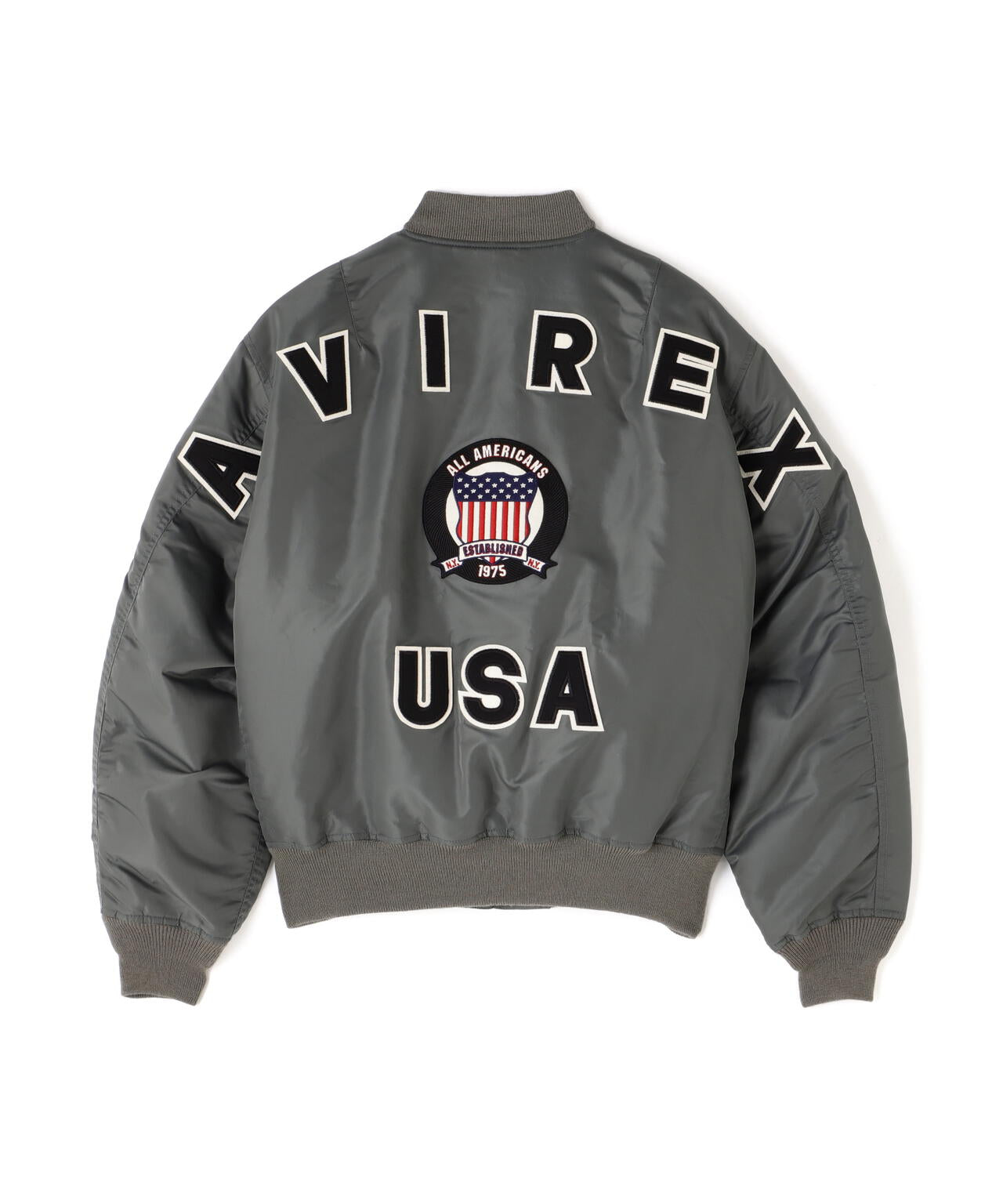 《50th Anniversary》MA-1 SIGNATURE BIG LOGO / MA-1 シグネチャー ビッグロゴ / AVIREX